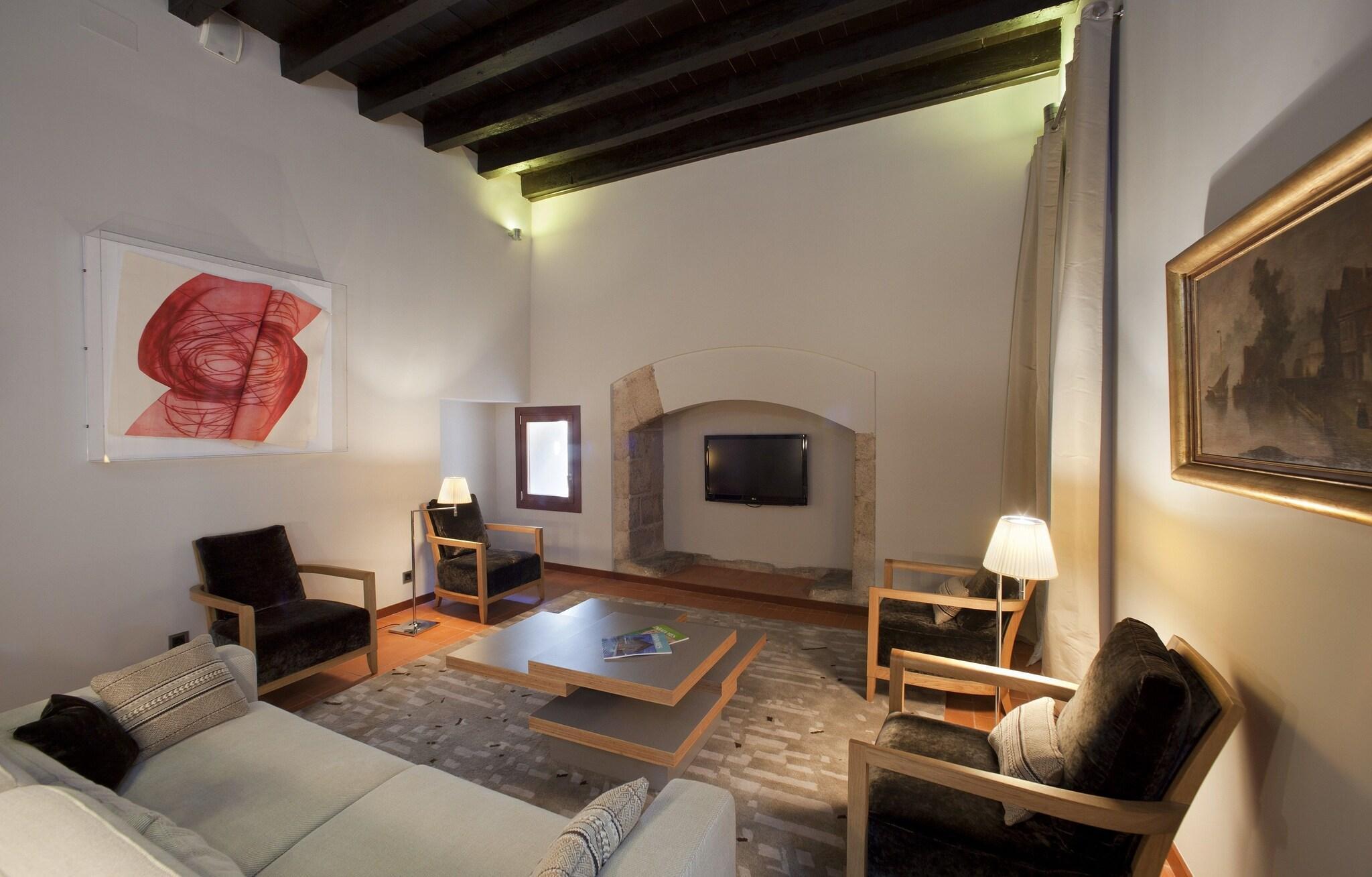 Vista Lobby Parador de Cáceres