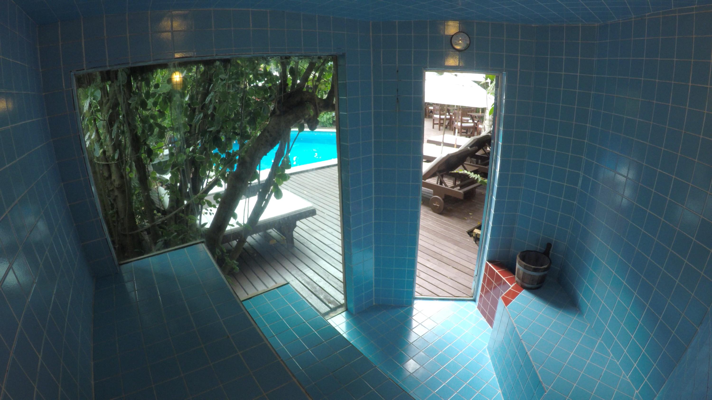 Vista da piscina Hotel Pousada Beijamar
