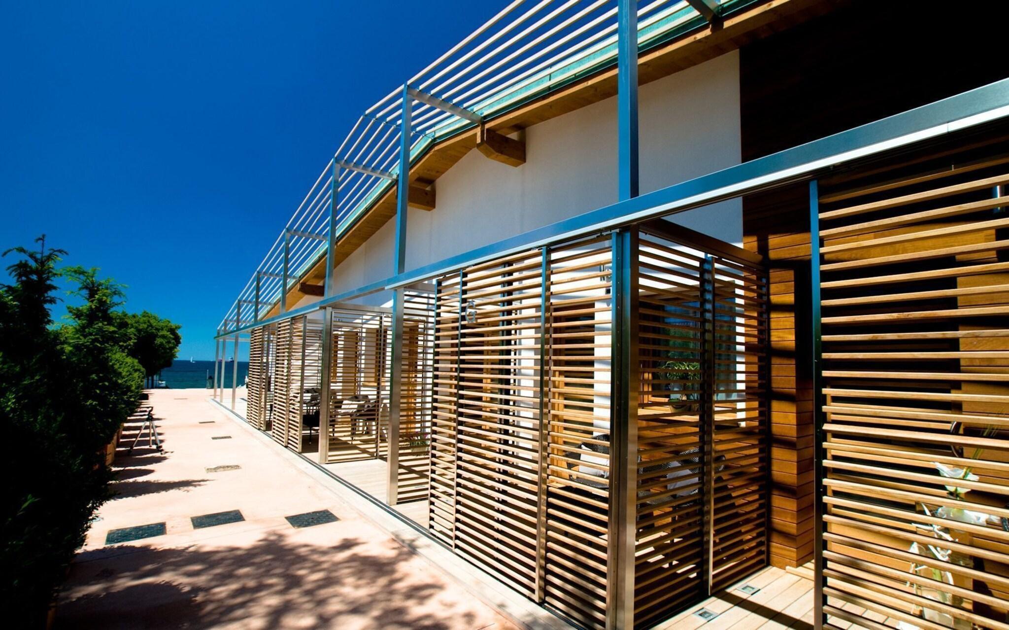 Vista Exterior Tre Merli Beach Hotel