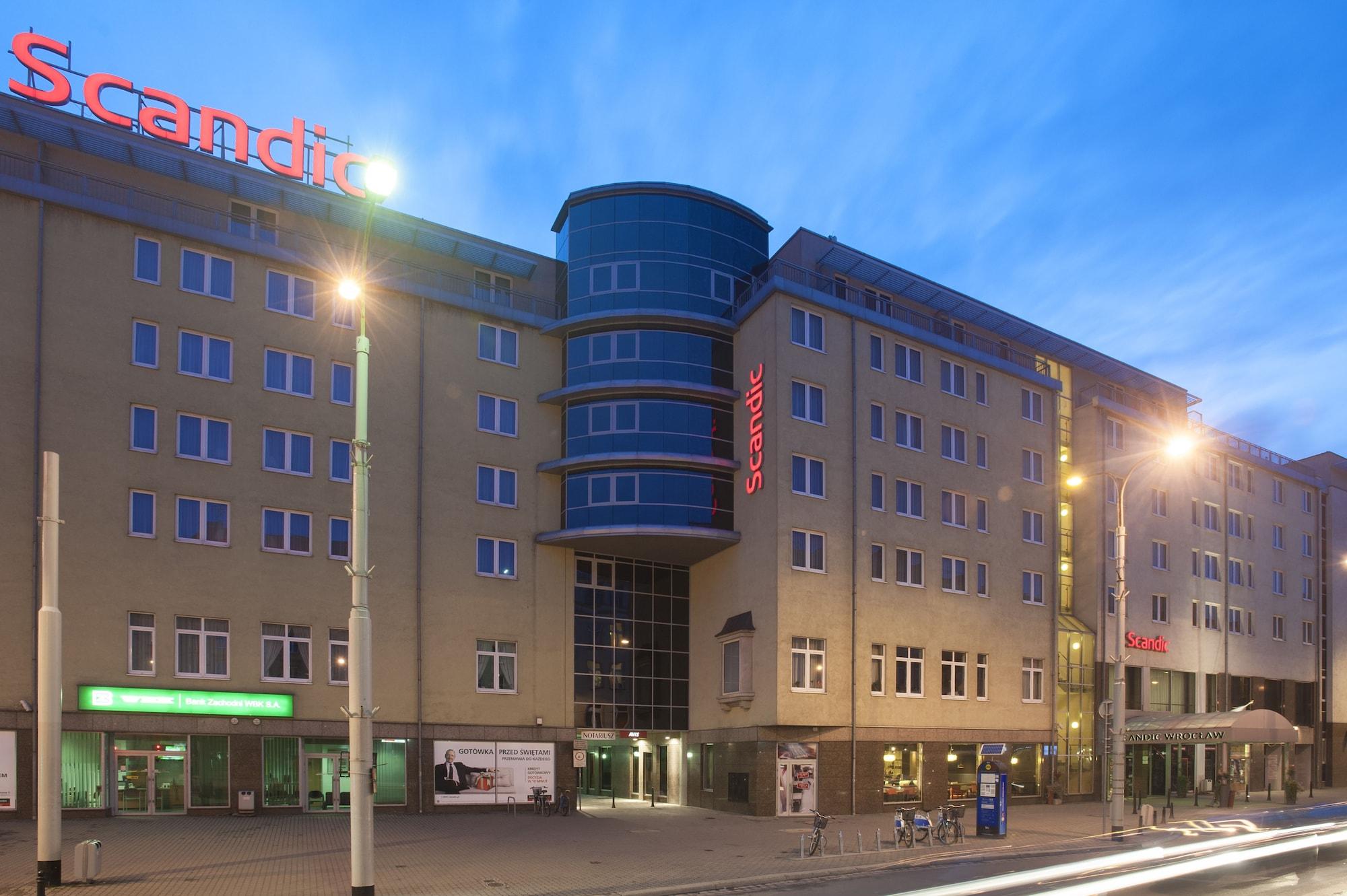 Vista Exterior Scandic Wroclaw