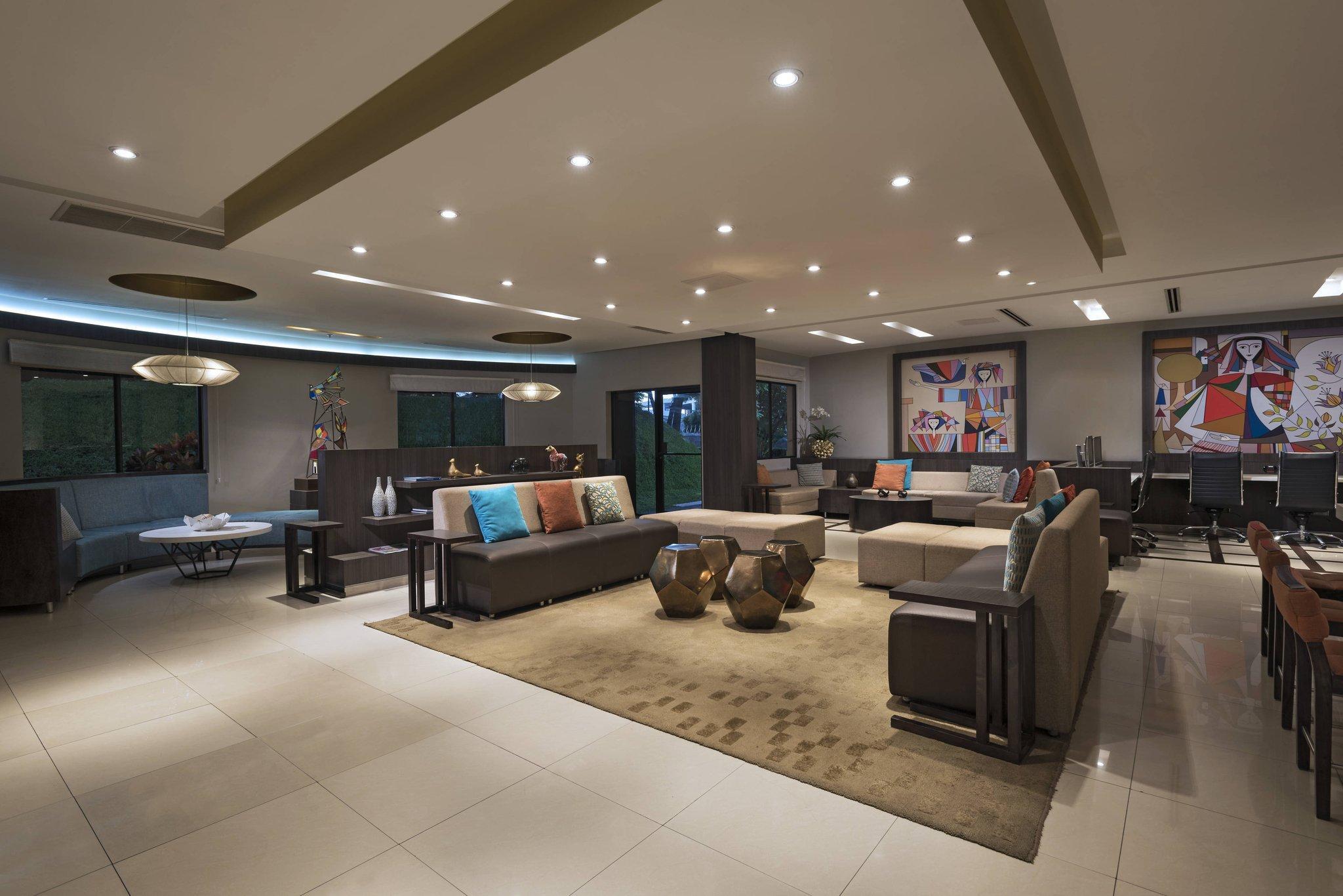 Vista Lobby Courtyard Marriott San Salvador