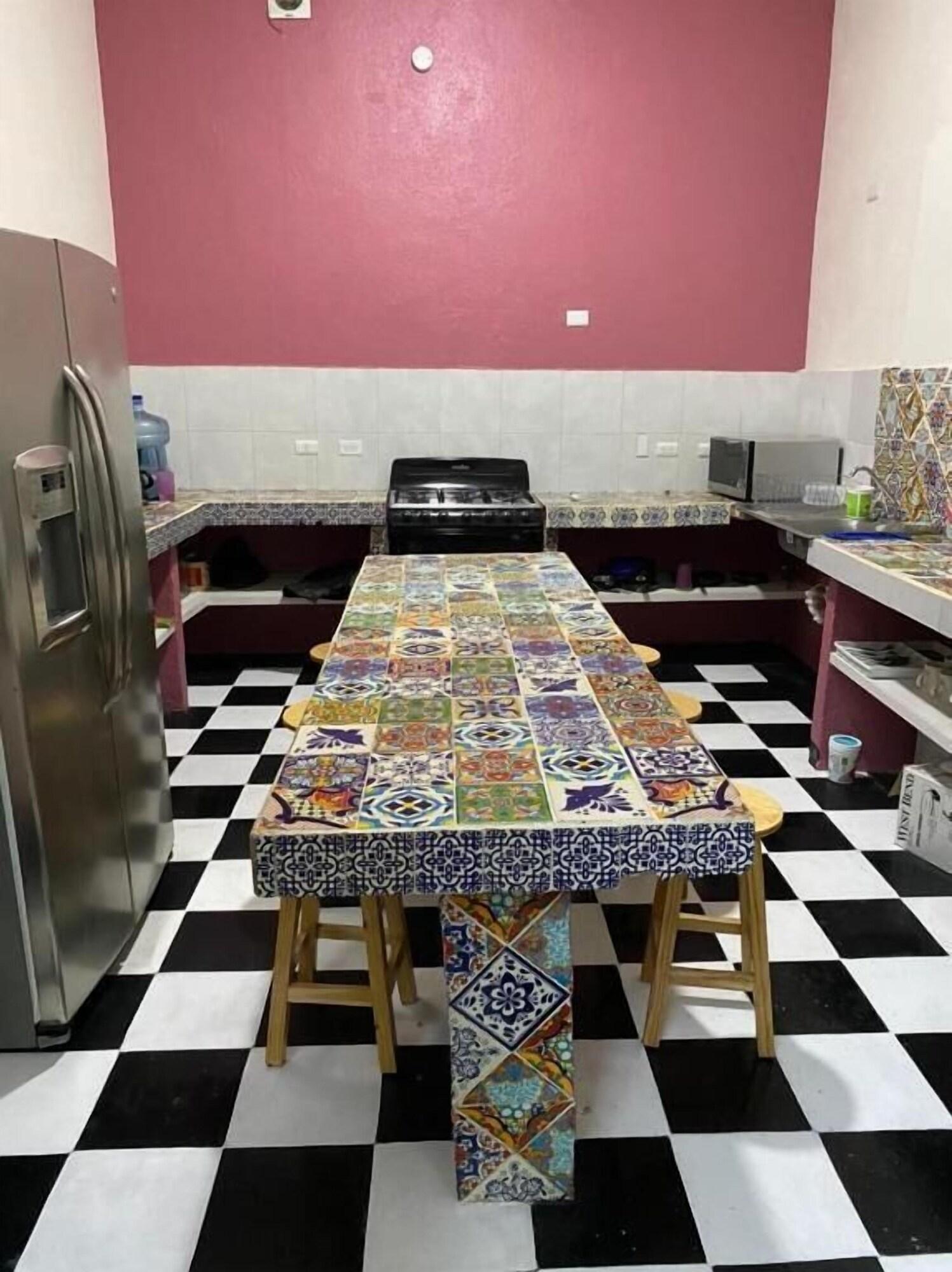 Restaurant My Family In Monterrey Hostel