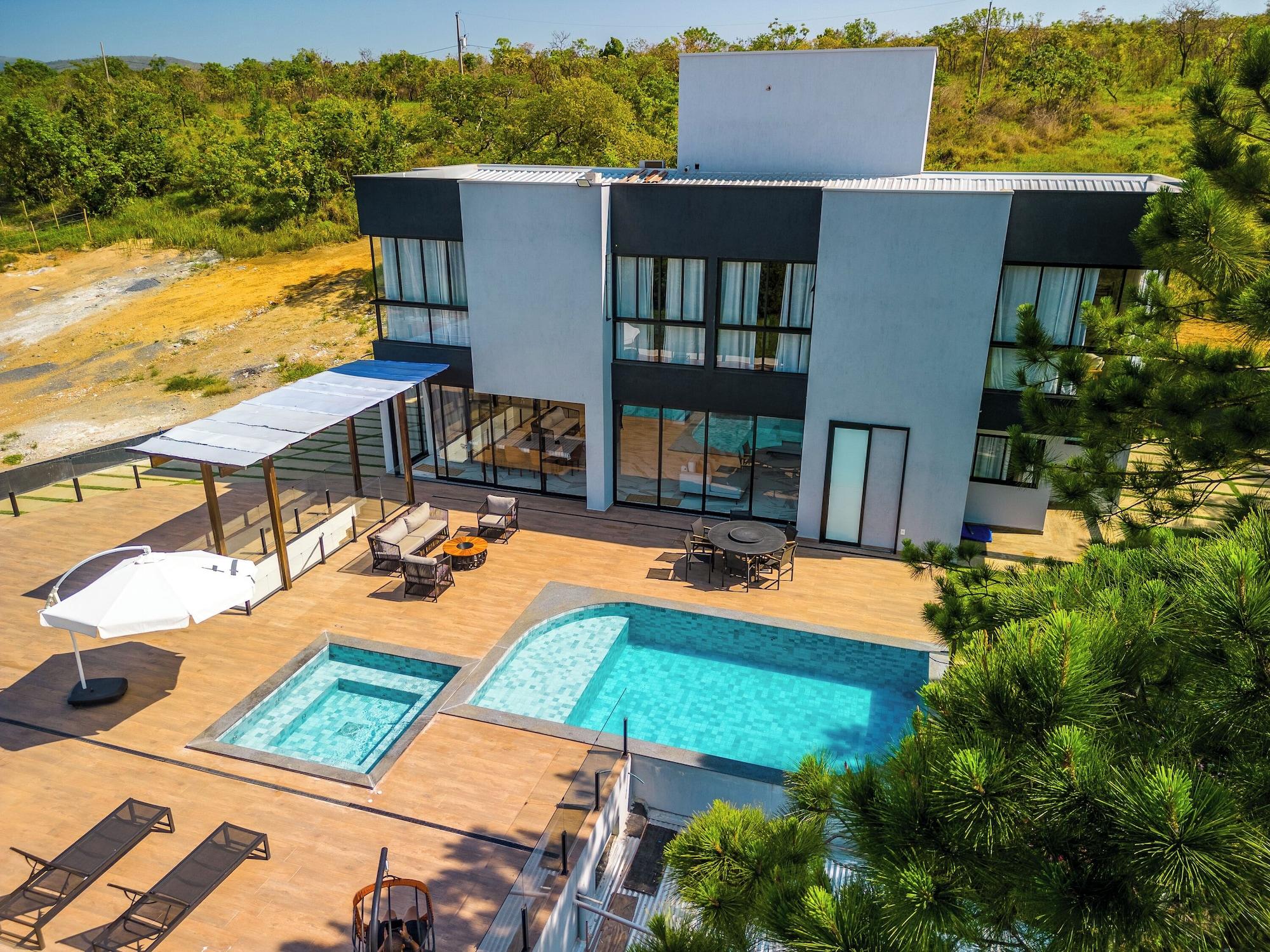 Vista Piscina Pousada Casa Decore