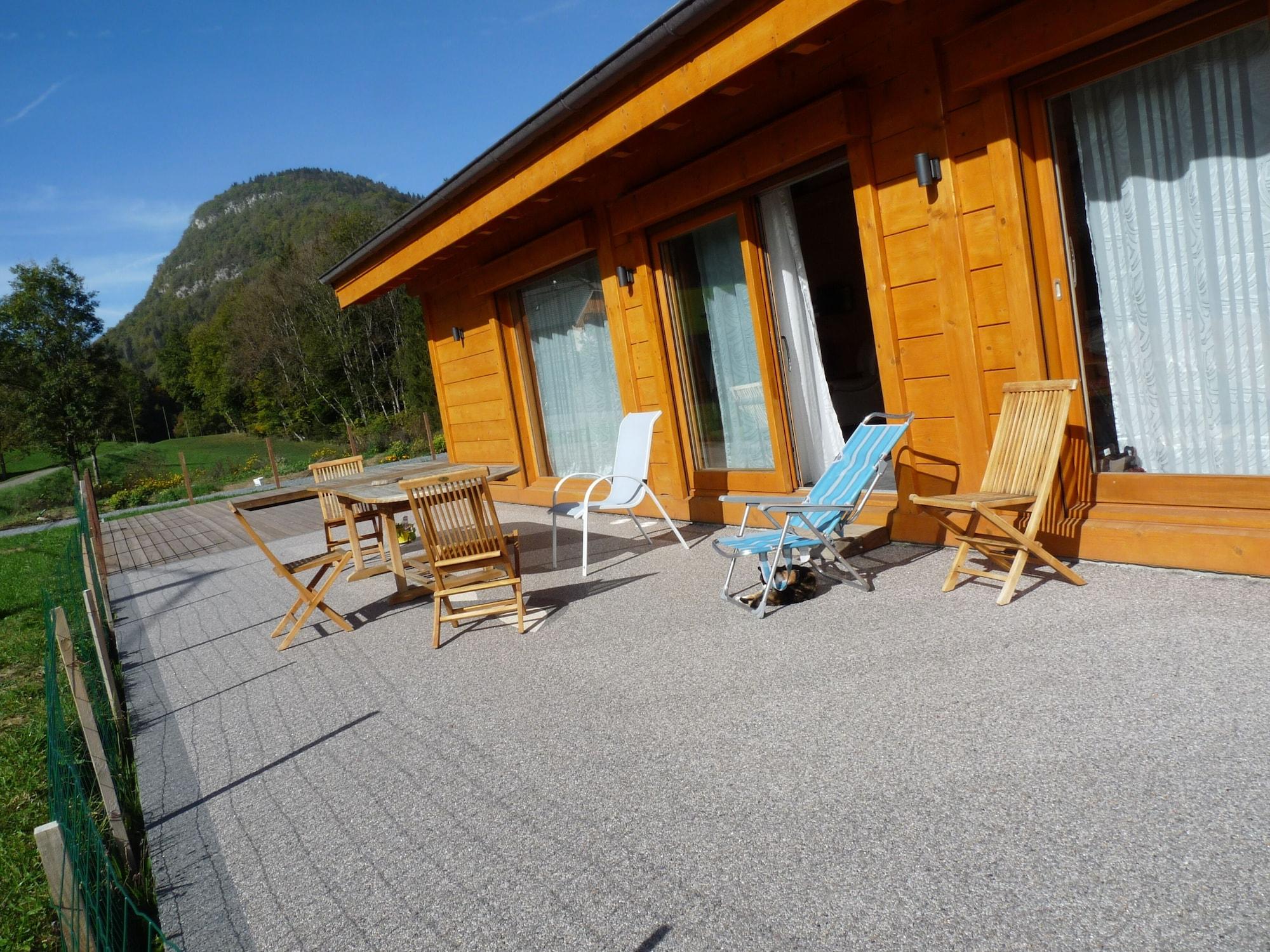Vista Exterior Chalet aux 3 biches