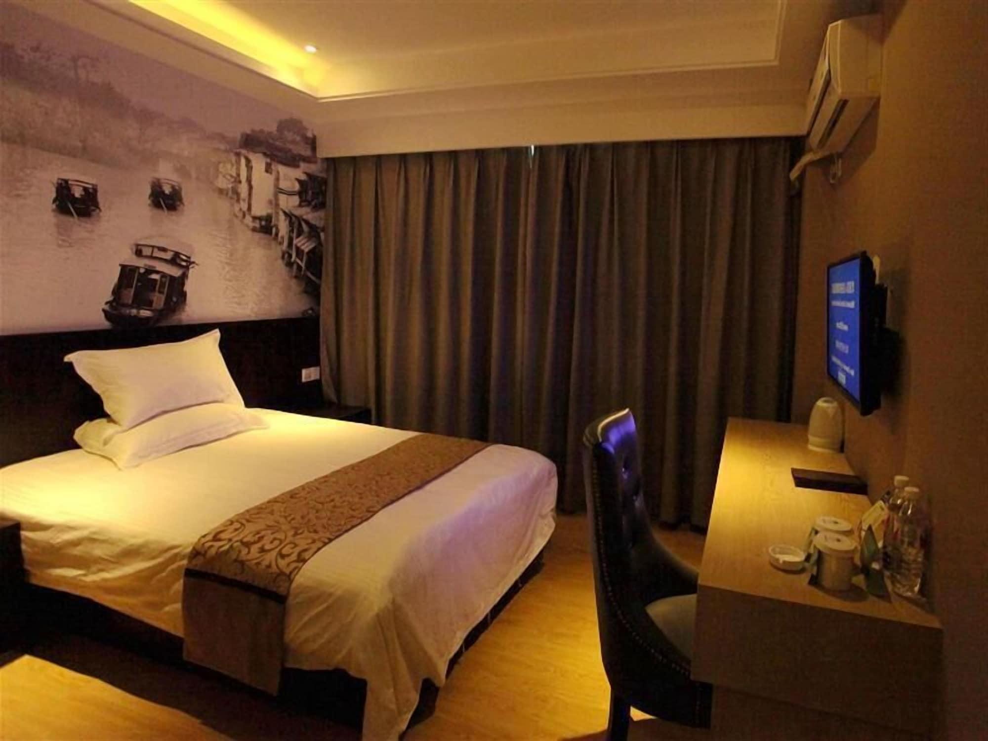 Habitación GreenTree Inn Huzhou Wuxing District South Street Chaoyin Bridge Business Hotel