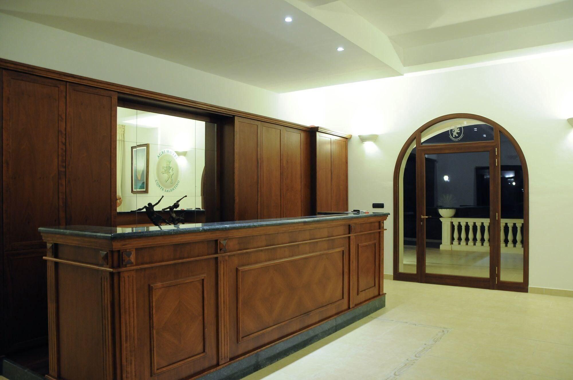 Vista Lobby Agri Hotel Conte Salentino