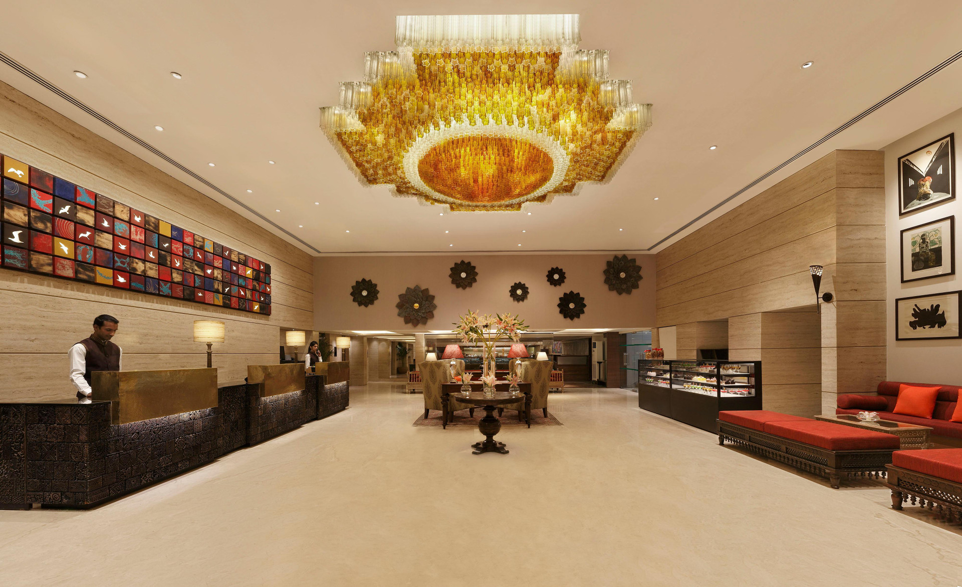 Vista Lobby Grand Mercure Vadodara Surya Palace Hotel