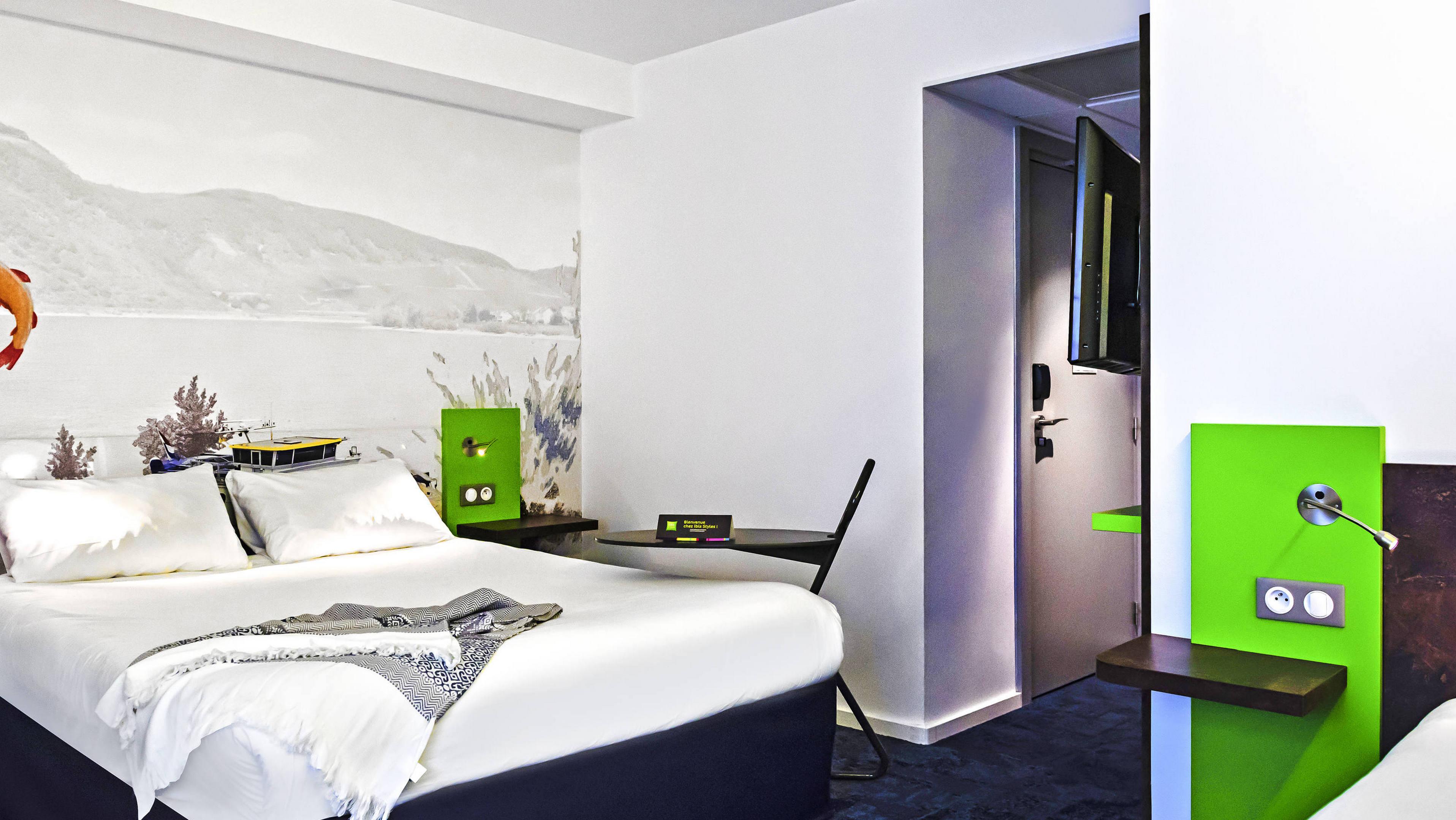 Vista Lobby ibis Styles Strasbourg Avenue du Rhin