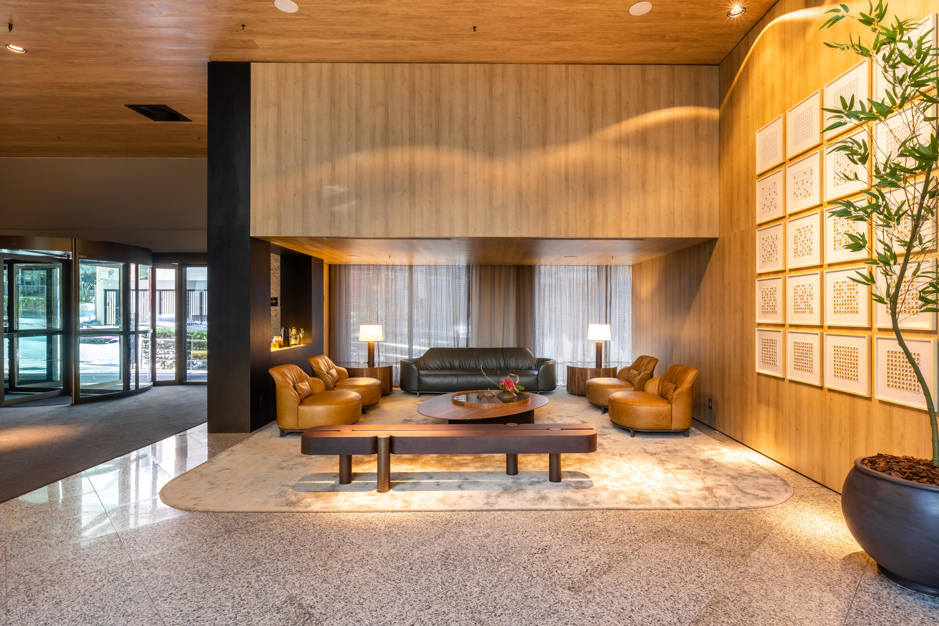 Vista Lobby Hotel Laghetto Stilo São Paulo