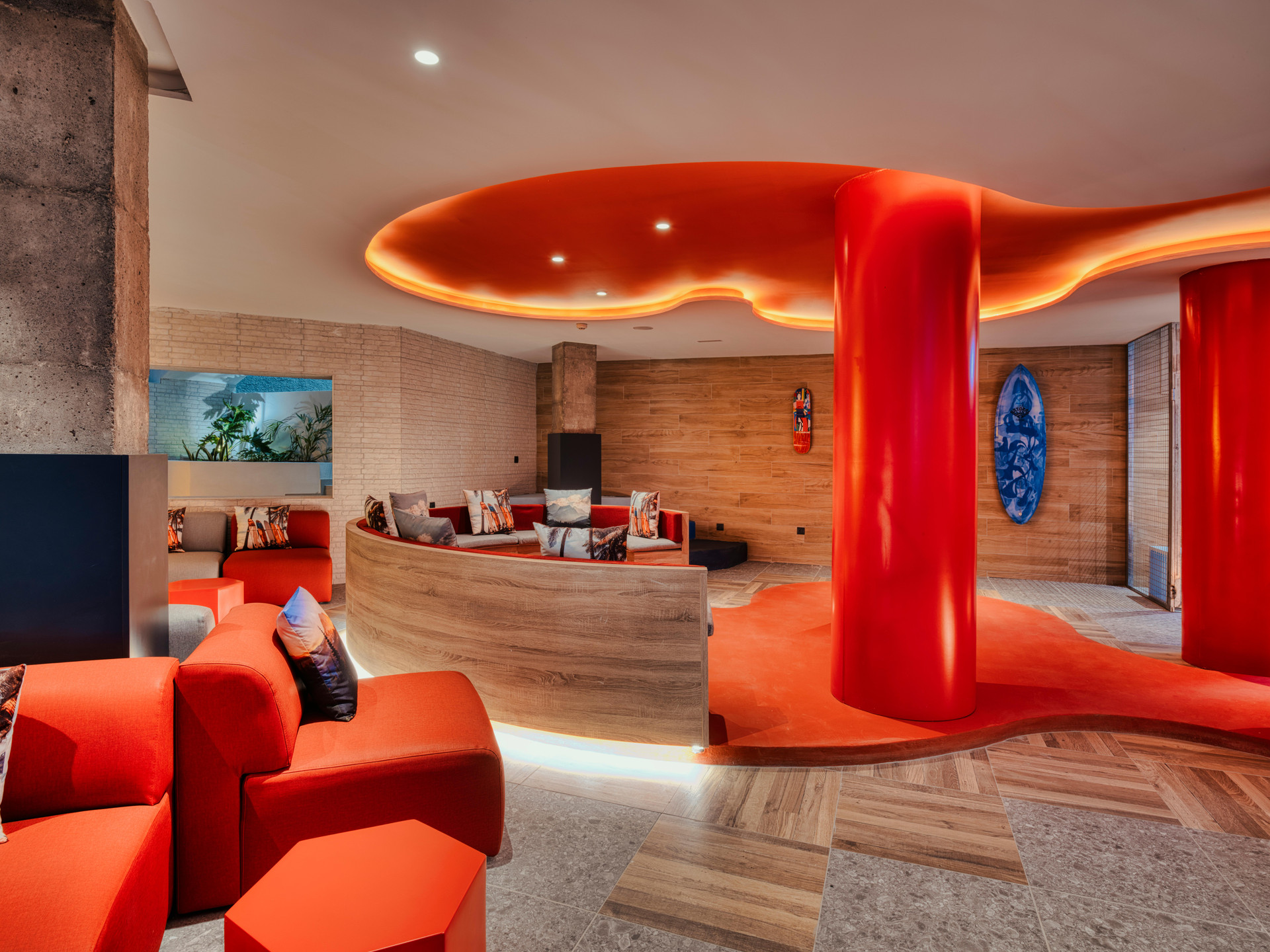 Vista Lobby Sholeo Lodges Los Gigantes
