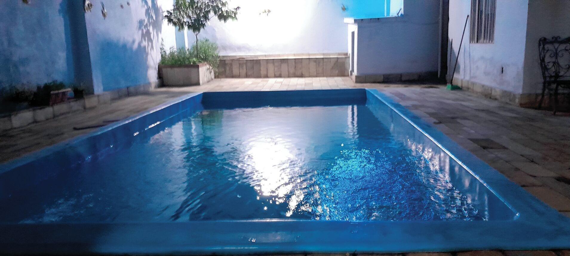 Vista Piscina Pousada CNU