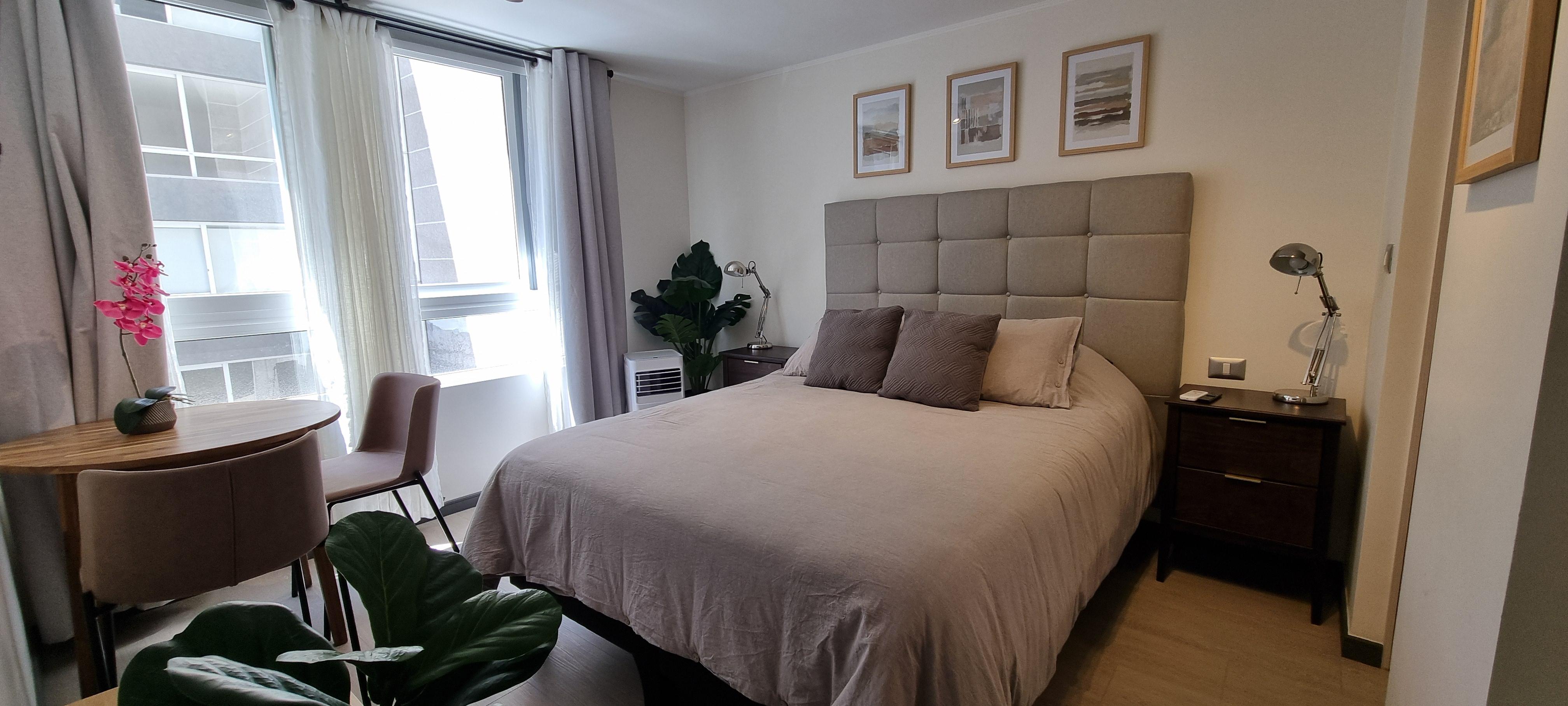 Equipamiento de Habitación Moderno Estudio en Santiago cerca del Metro