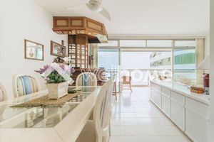 Alquiler Vacacional - Apartamento con balcón y vista al mar en Guarujá