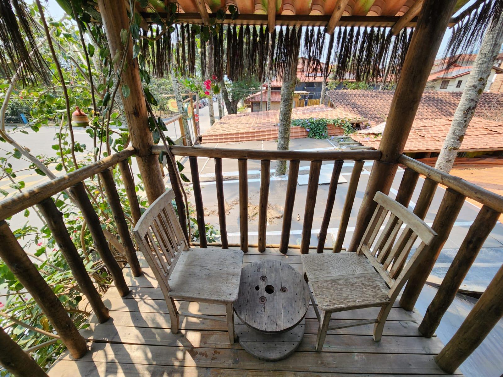 Balcón, patio o terraza Pousada Papaya Container