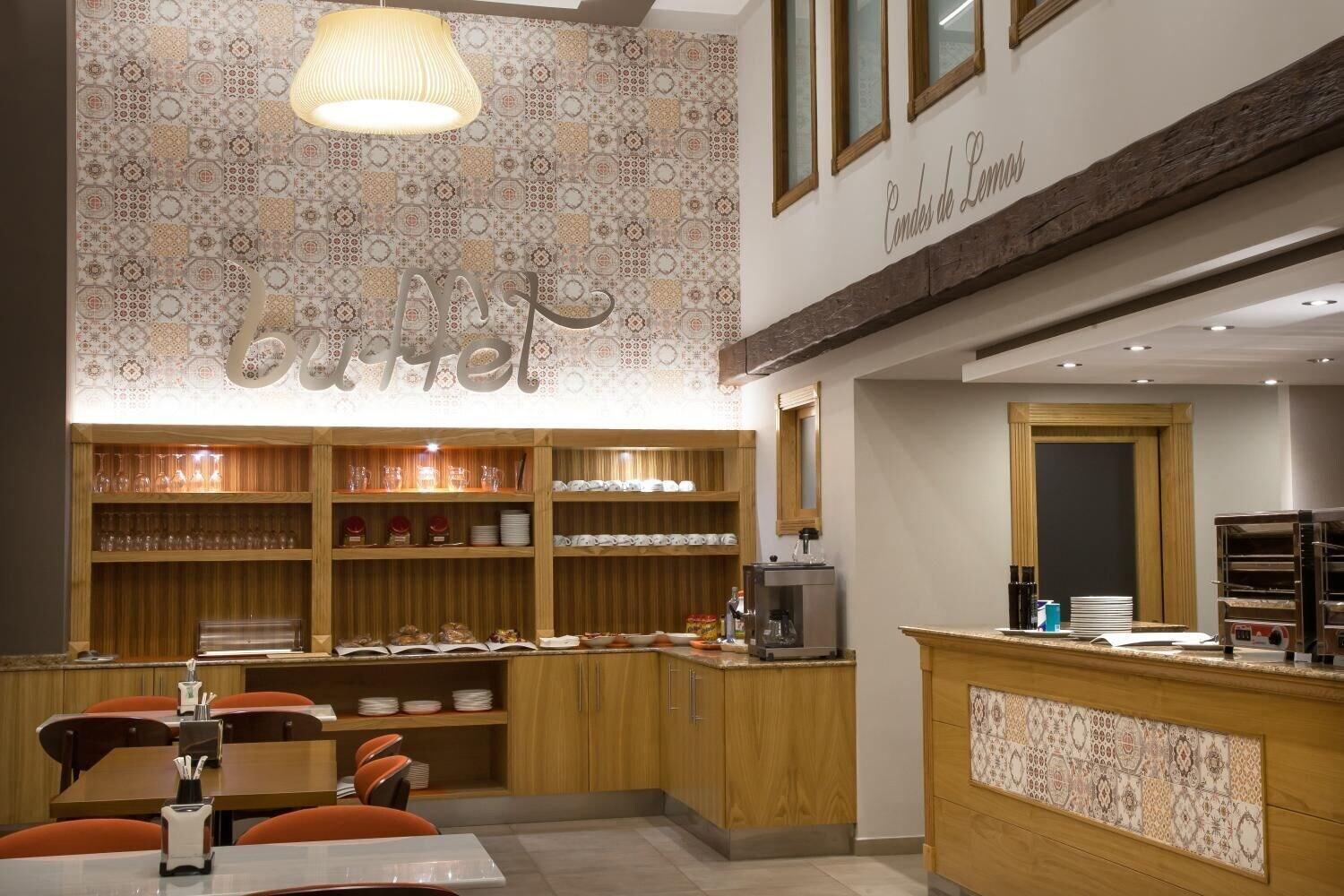 Vista Lobby Hotel Condes de Lemos