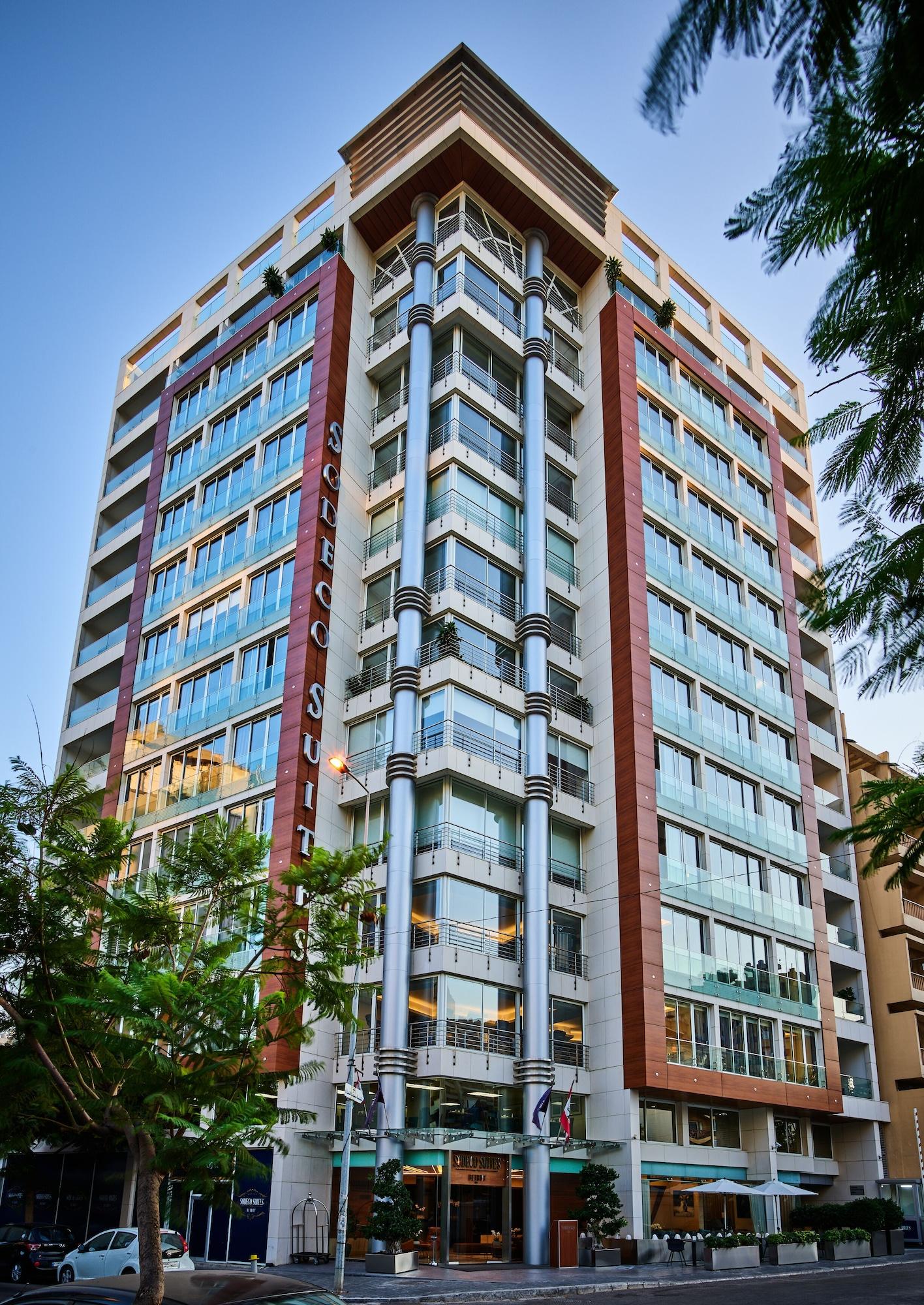 Vista Exterior Sodeco Suites