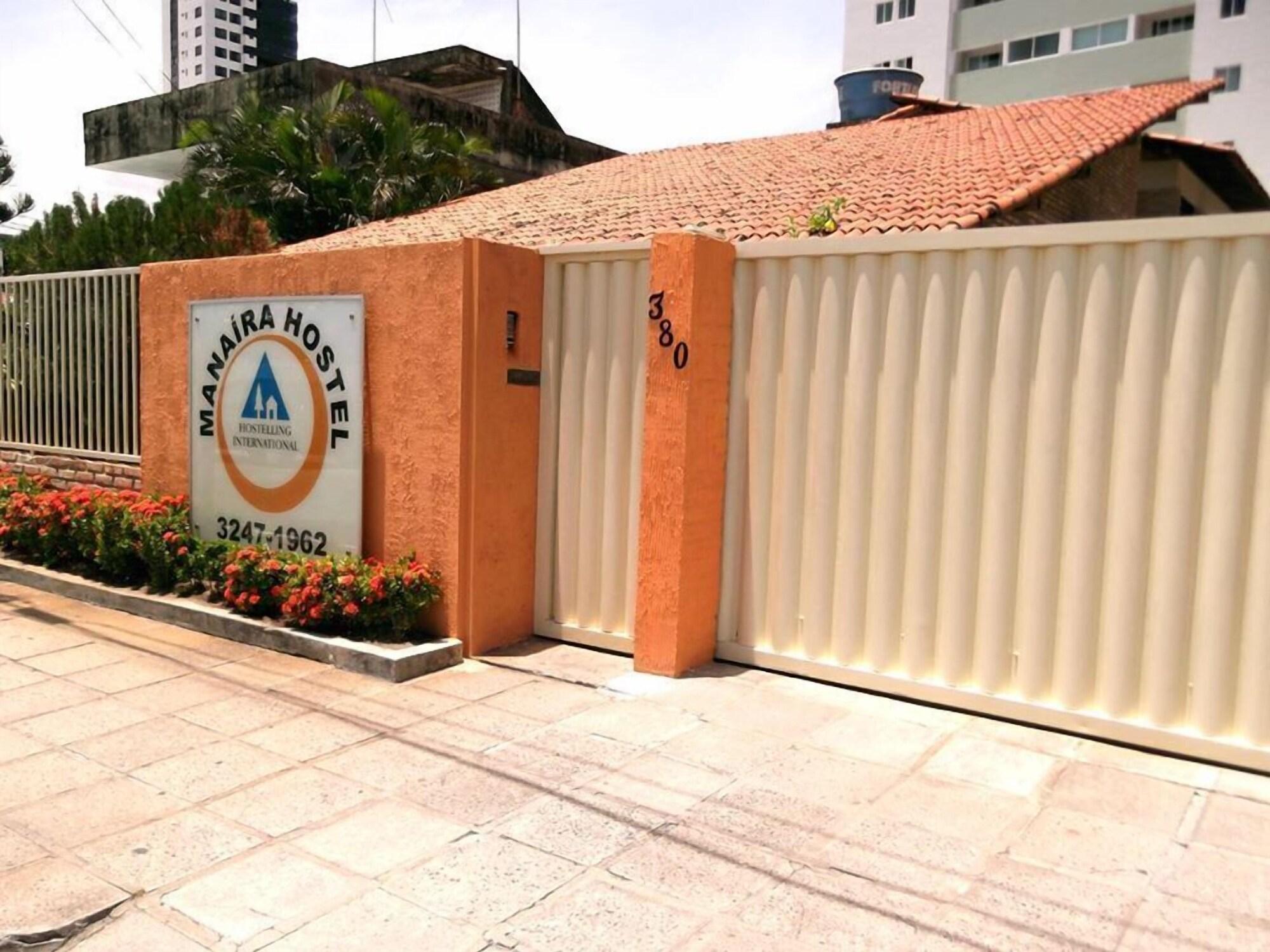 Vista da fachada Manaira Hostel