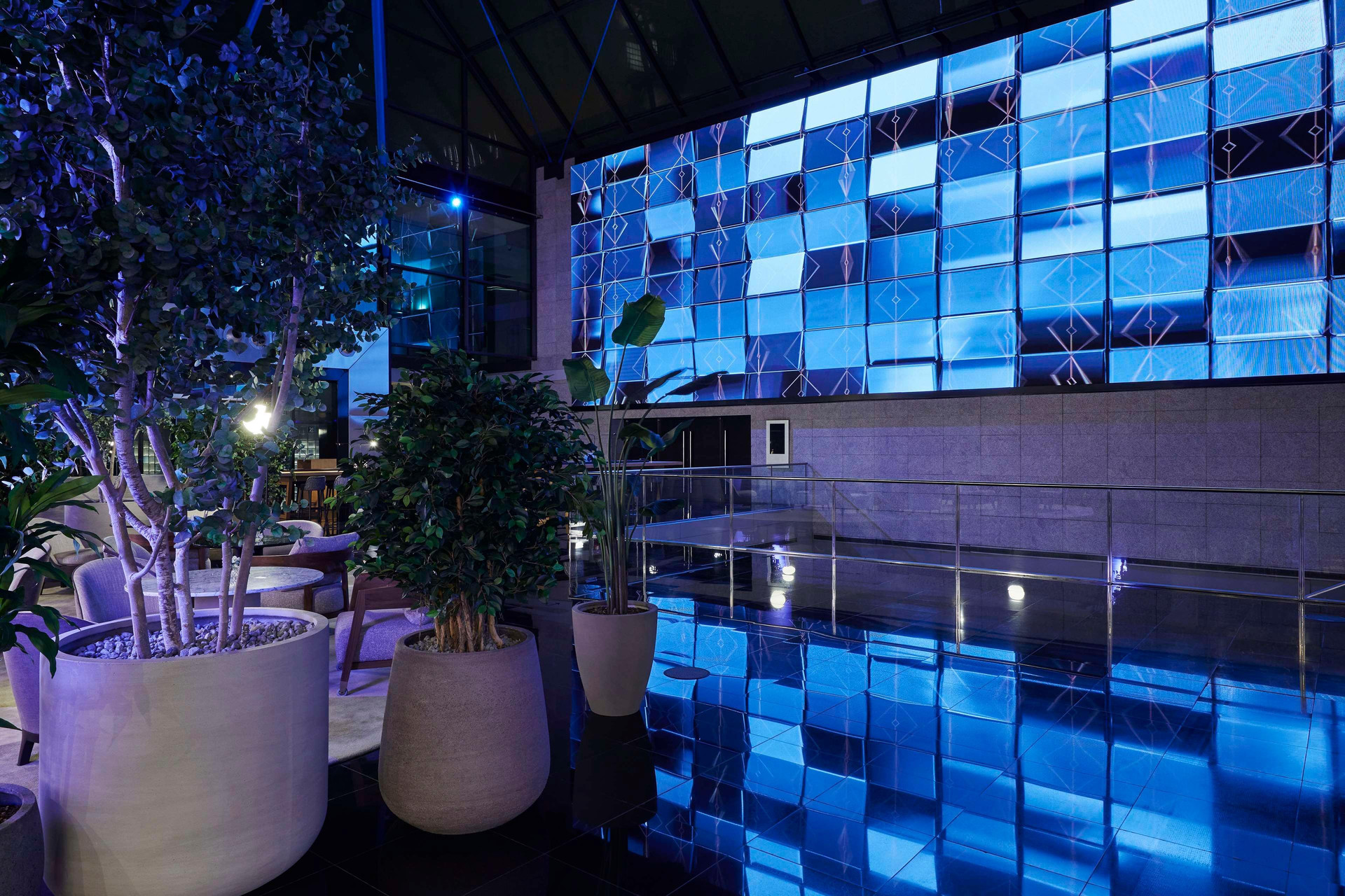 Vista Lobby Hyatt Regency Barcelona Tower