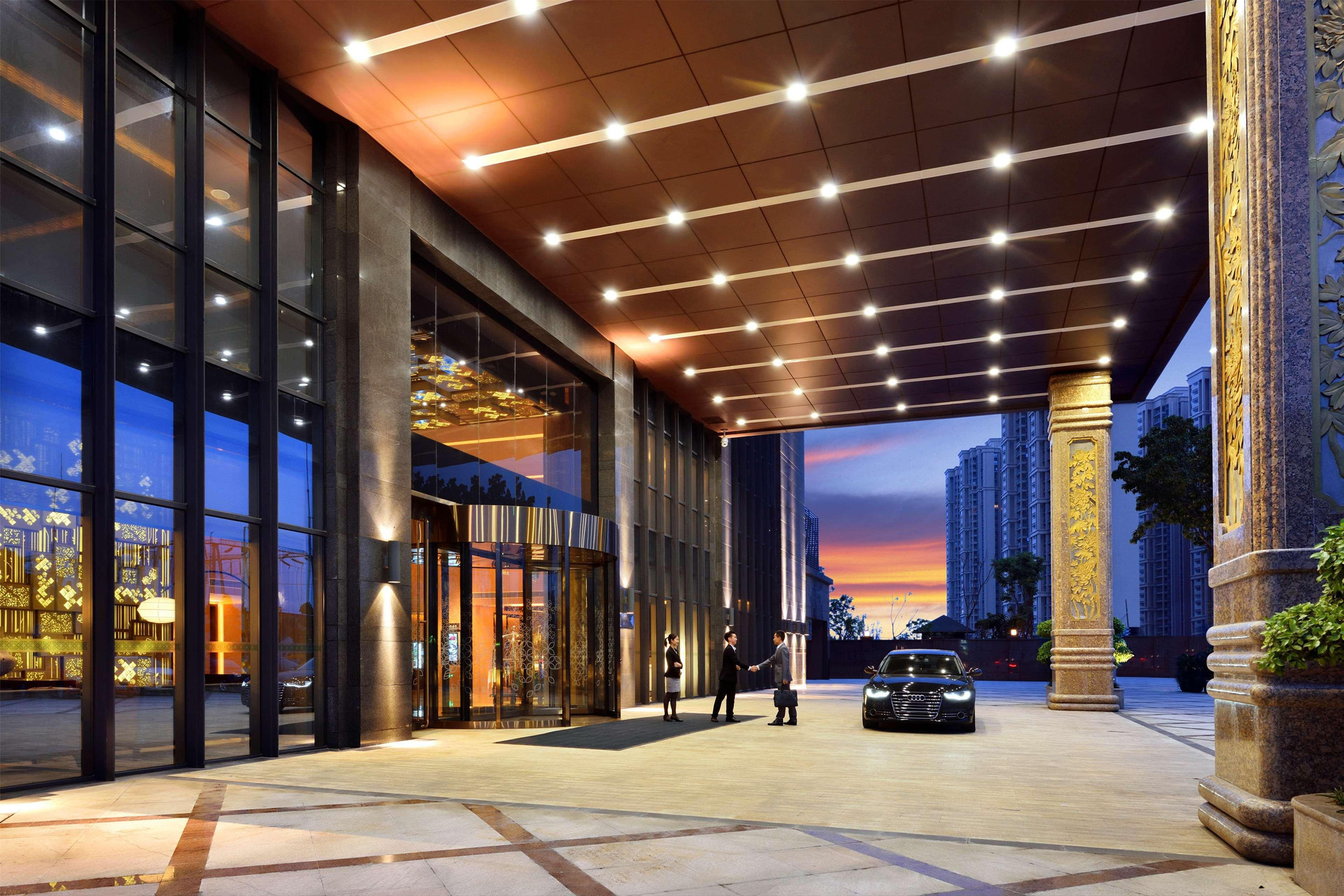 Vista Exterior Hilton Garden Inn Chengdu Huayang