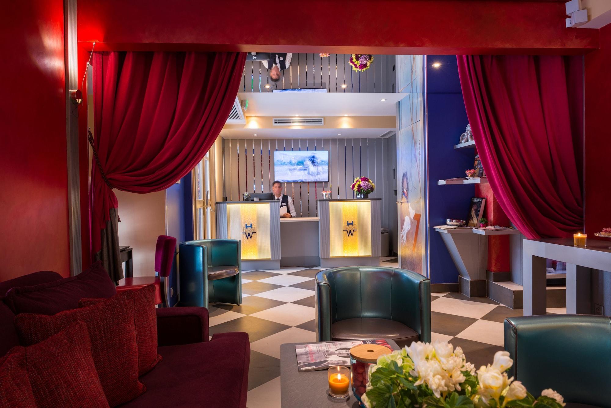 Vista Lobby Hotel Monceau Wagram