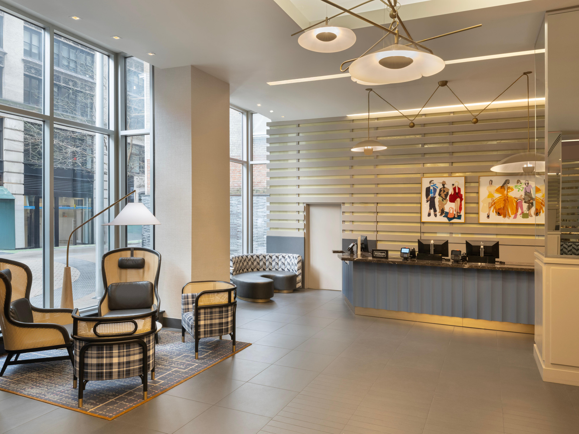 Vista Lobby Hilton New York Fashion District