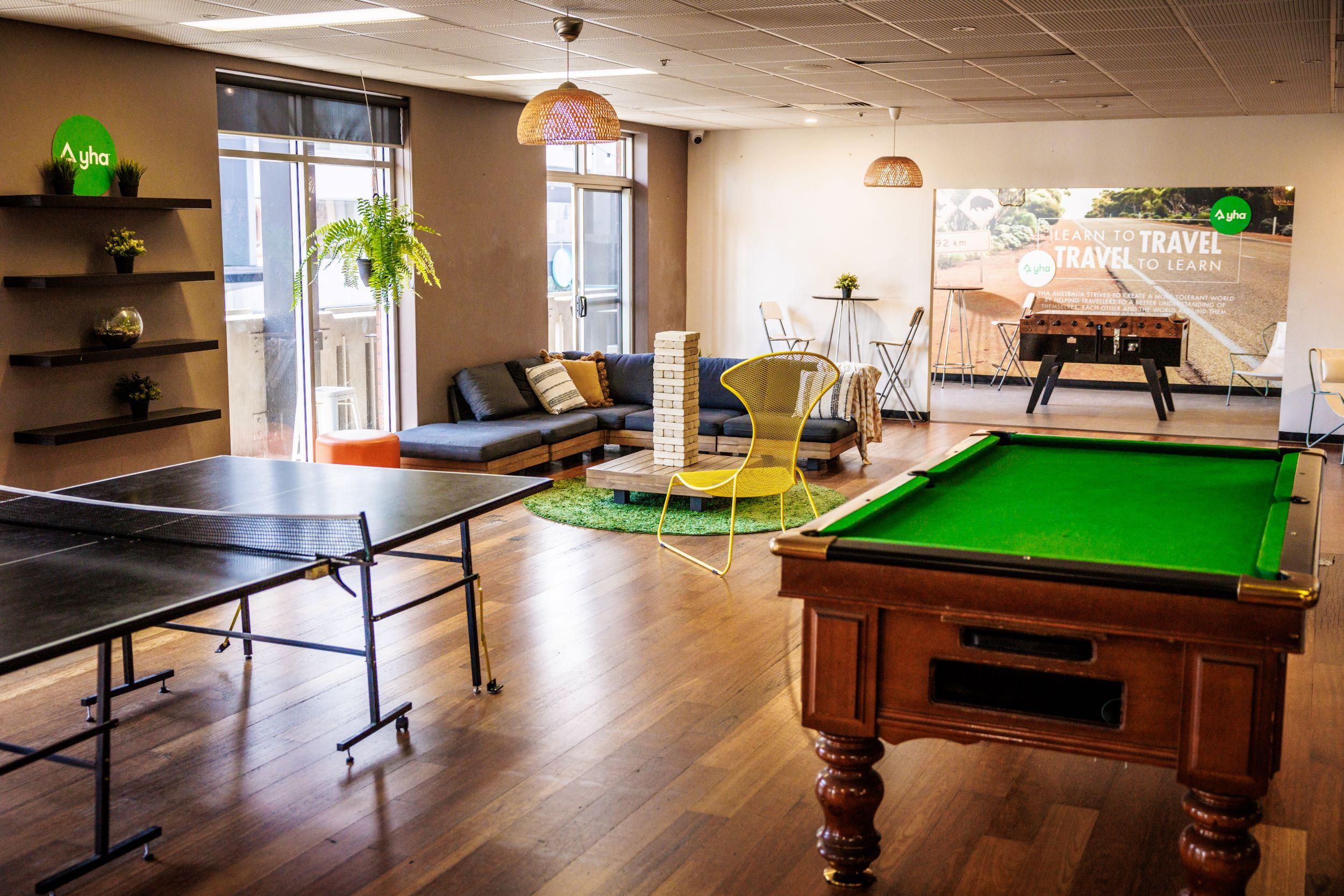 Instalaciones Recreativas YHA Adelaide Central