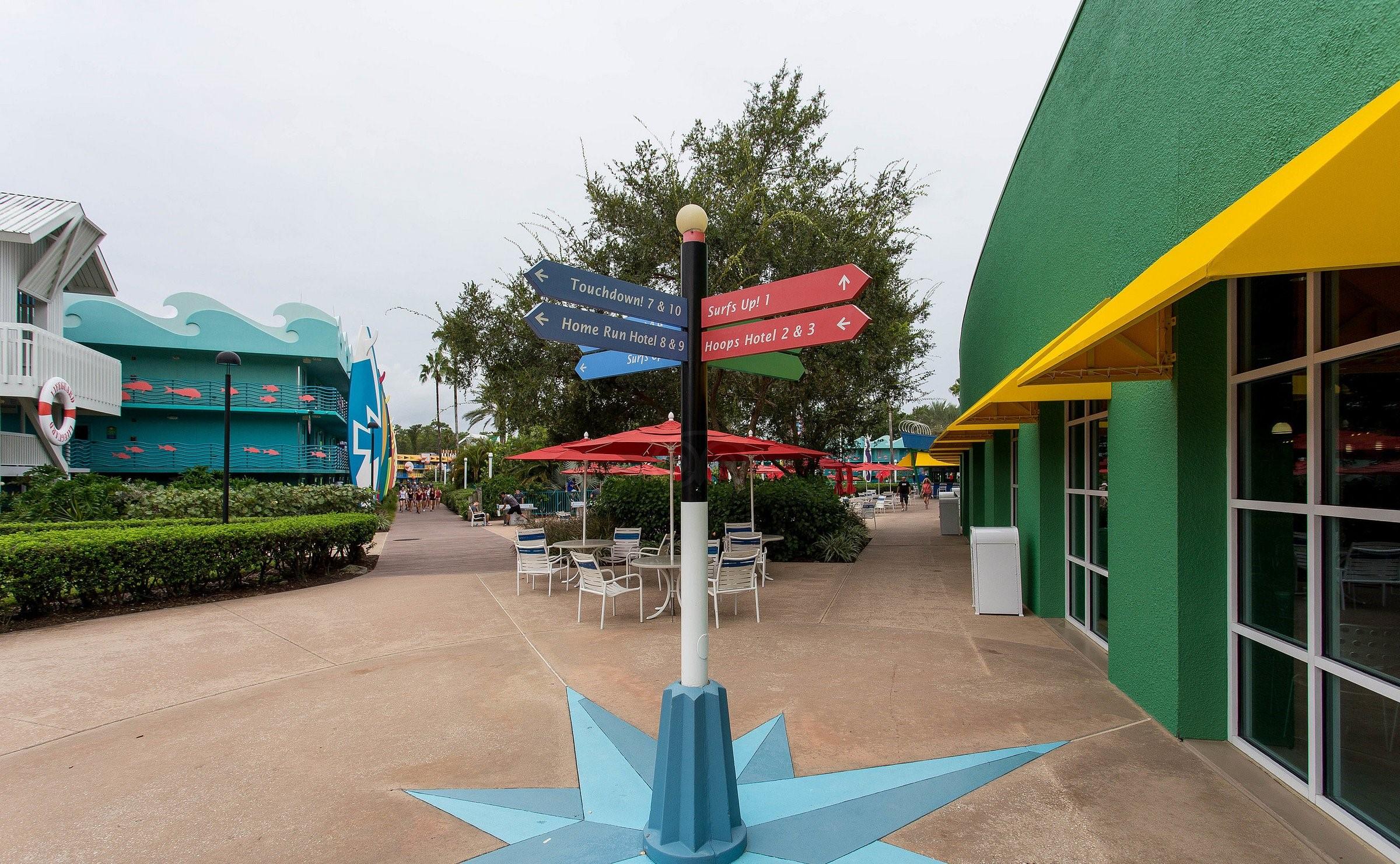 Vista Exterior Disney's All Star Sports Resort
