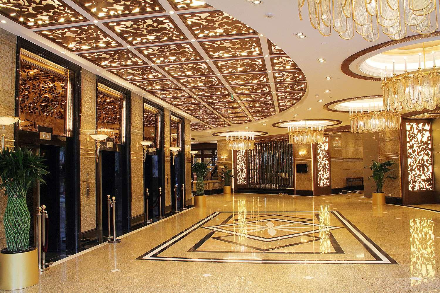 Vista do lobby Central Hotel Shanghai