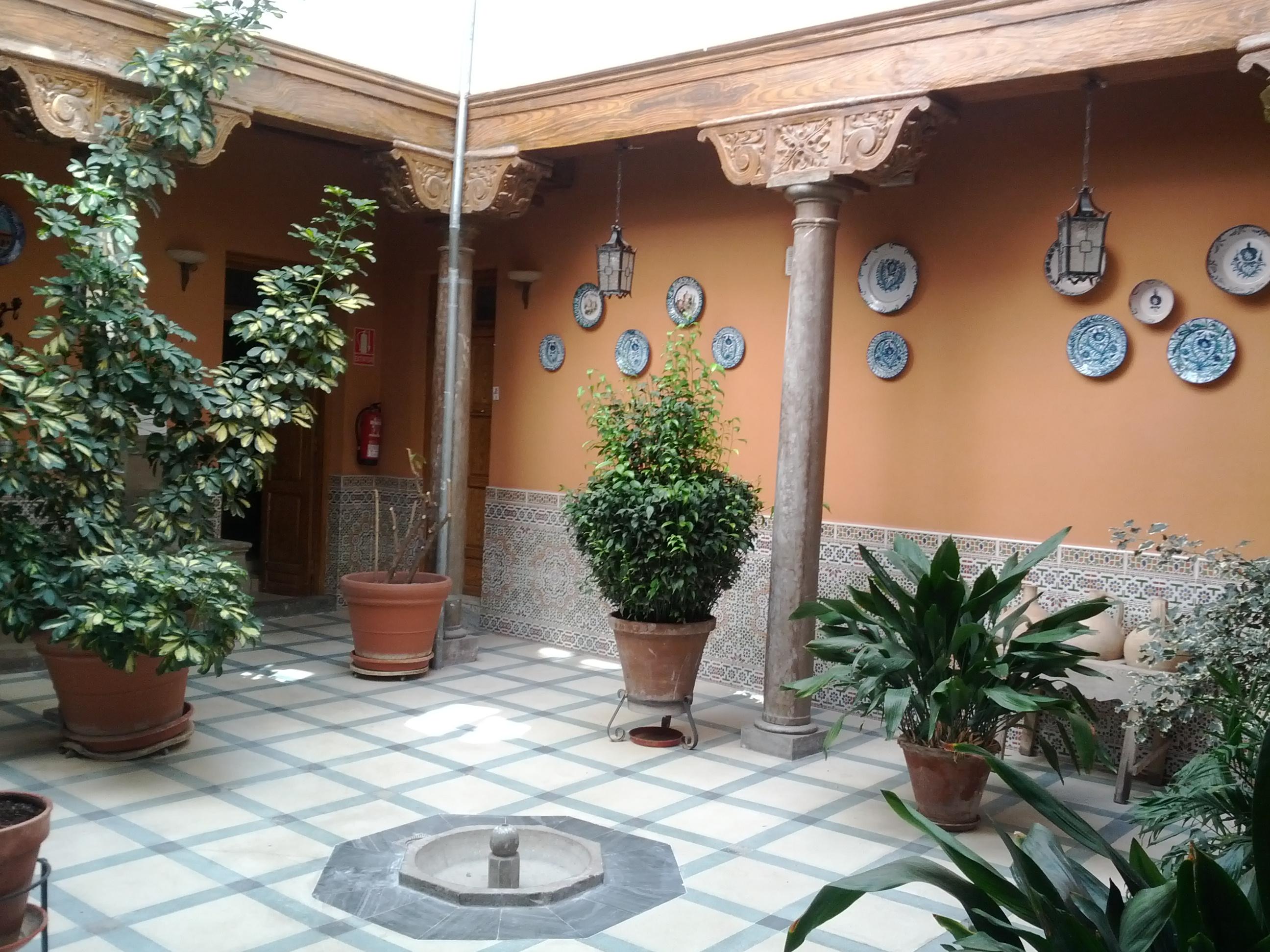 Vista Lobby Pensión San Joaquín