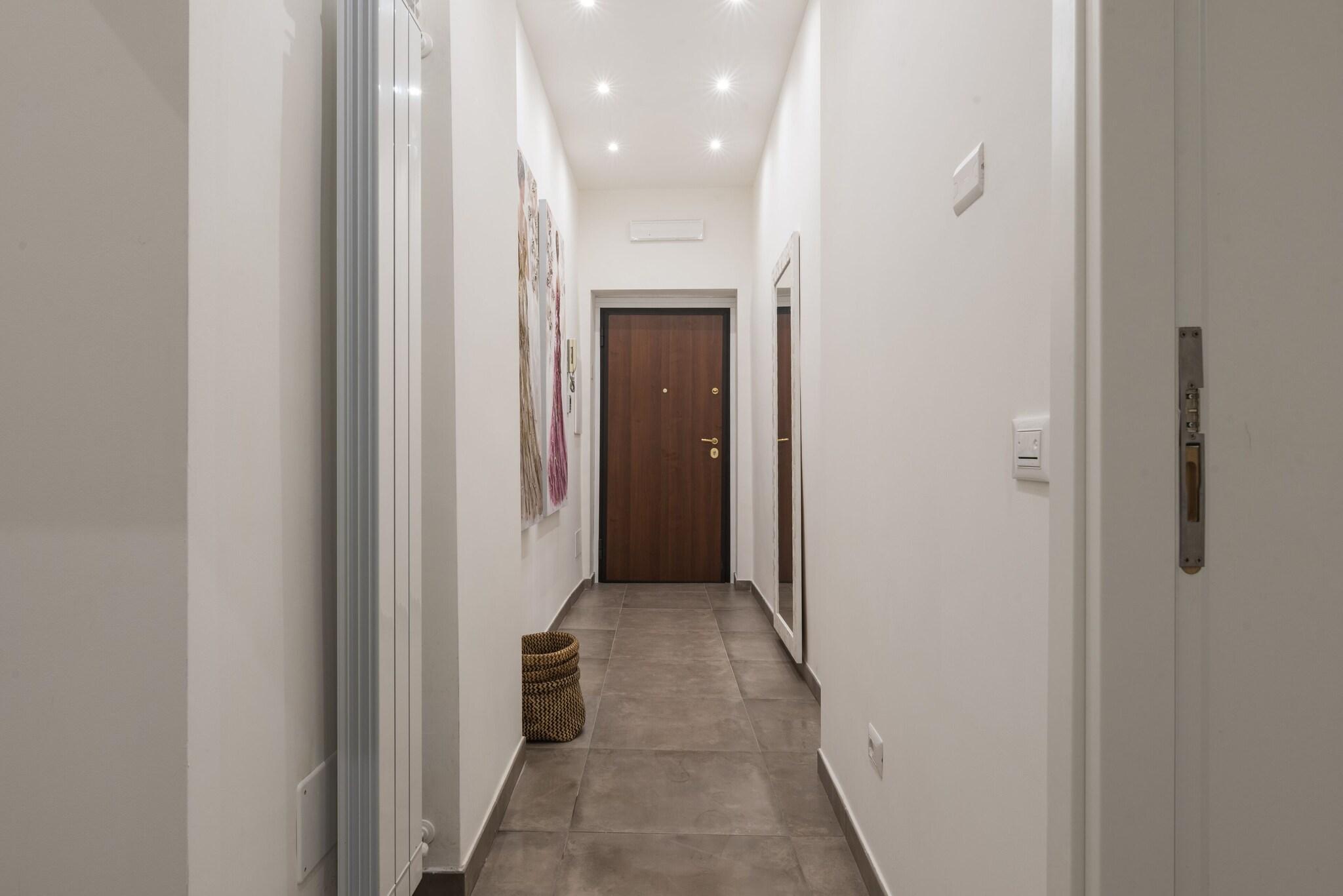 Vista Lobby Bedandbikerome Giulio Cesare