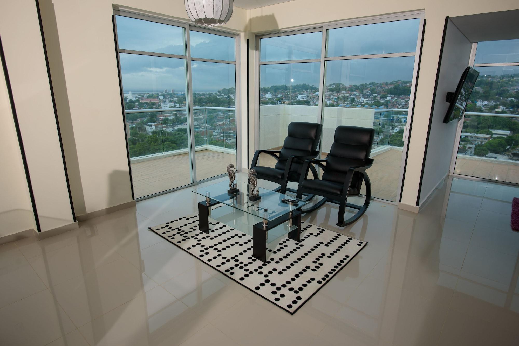 Vista Lobby Hermoso Penthouse Vista Al Mar