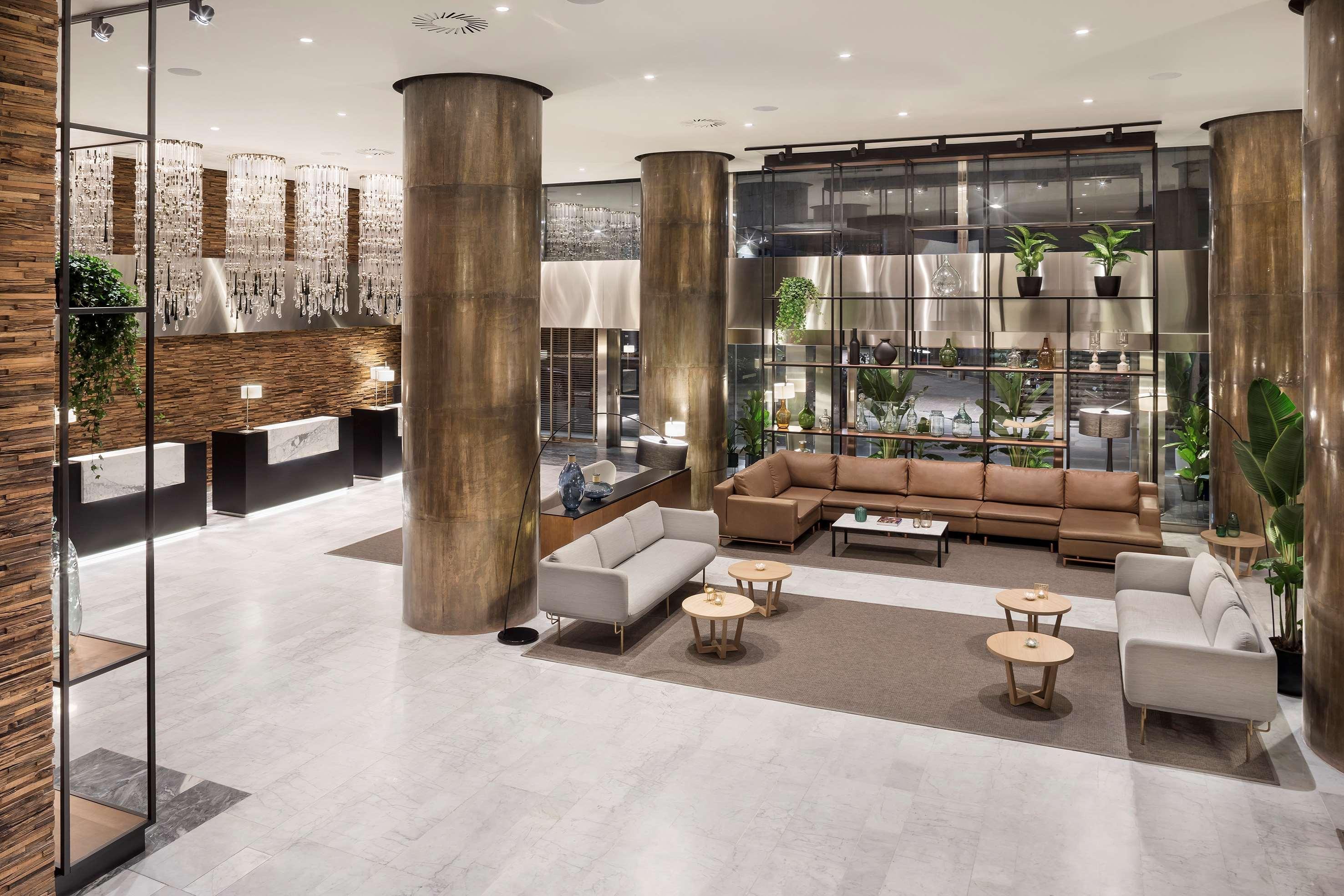 Vista Lobby Melia Madrid Princesa