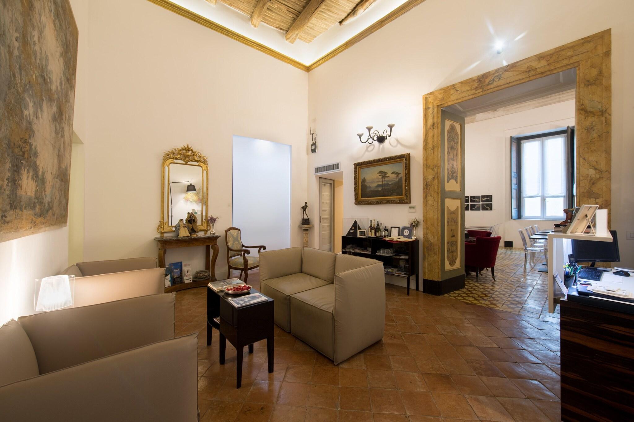 Vista Lobby Santa Chiara Boutique Hotel