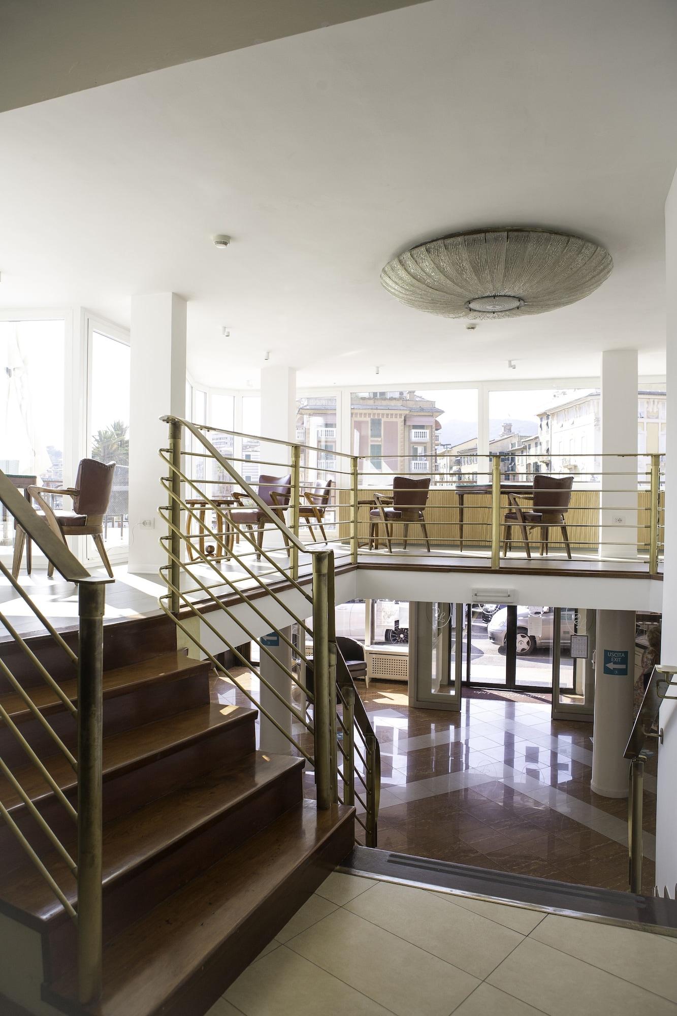 Vista Lobby Hotel Italia e Lido Rapallo