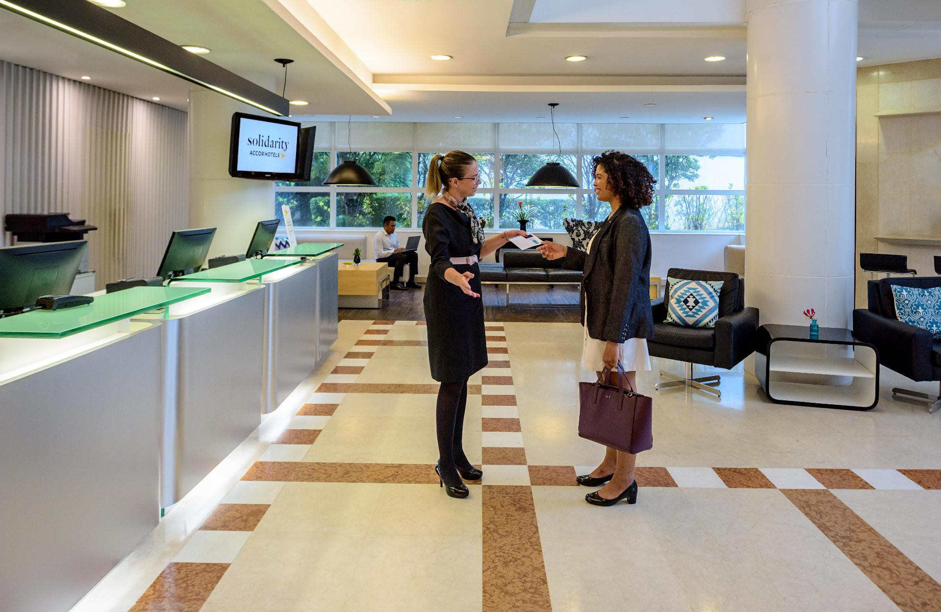 Vista Lobby Mercure São Paulo Jardins