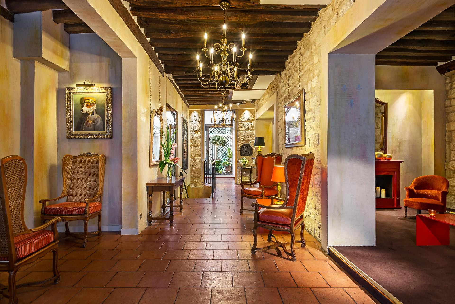 Vista Lobby Hôtel Saint Paul Rive Gauche