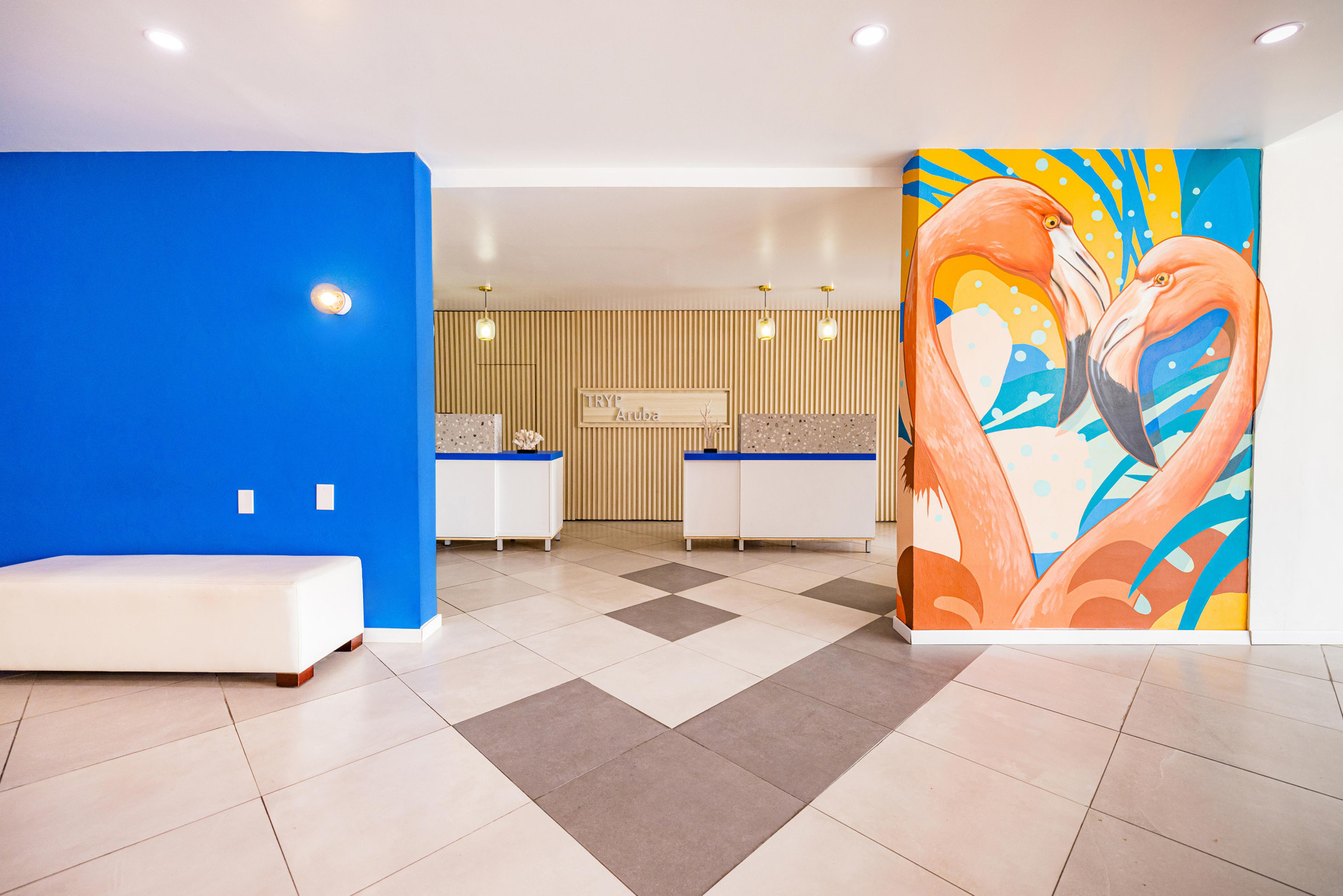 Vista Lobby TRYP by Wyndham Aruba