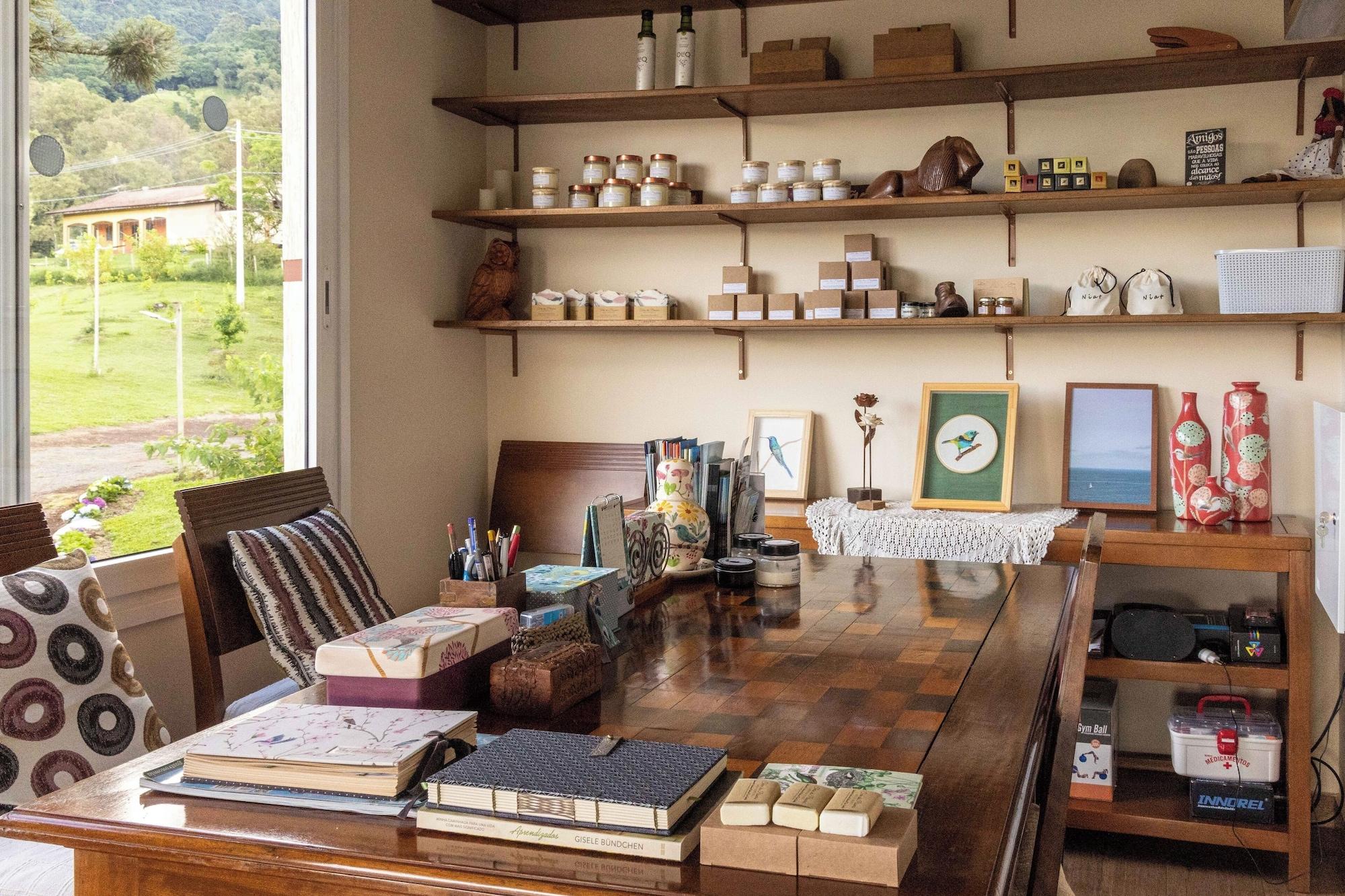 Vista Lobby Pousada Terra dos Pássaros