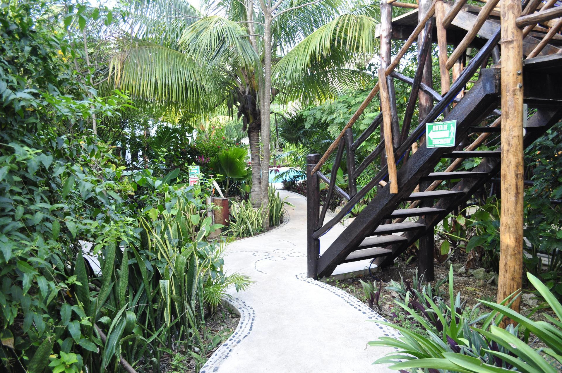 Vista Exterior Green Tulum Cabañas & Gardens