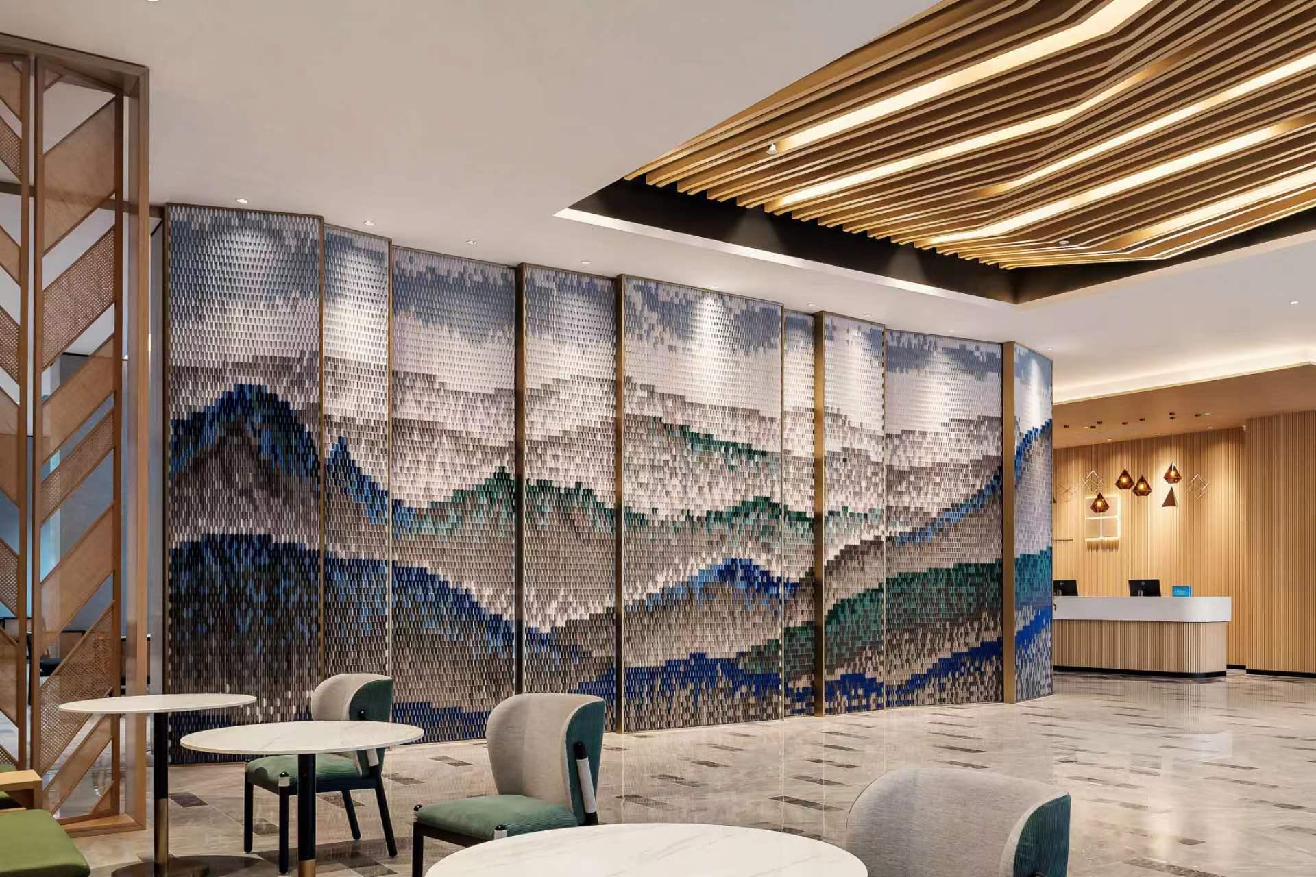 Vista Lobby Hilton Garden Inn Hefei Binhu New District