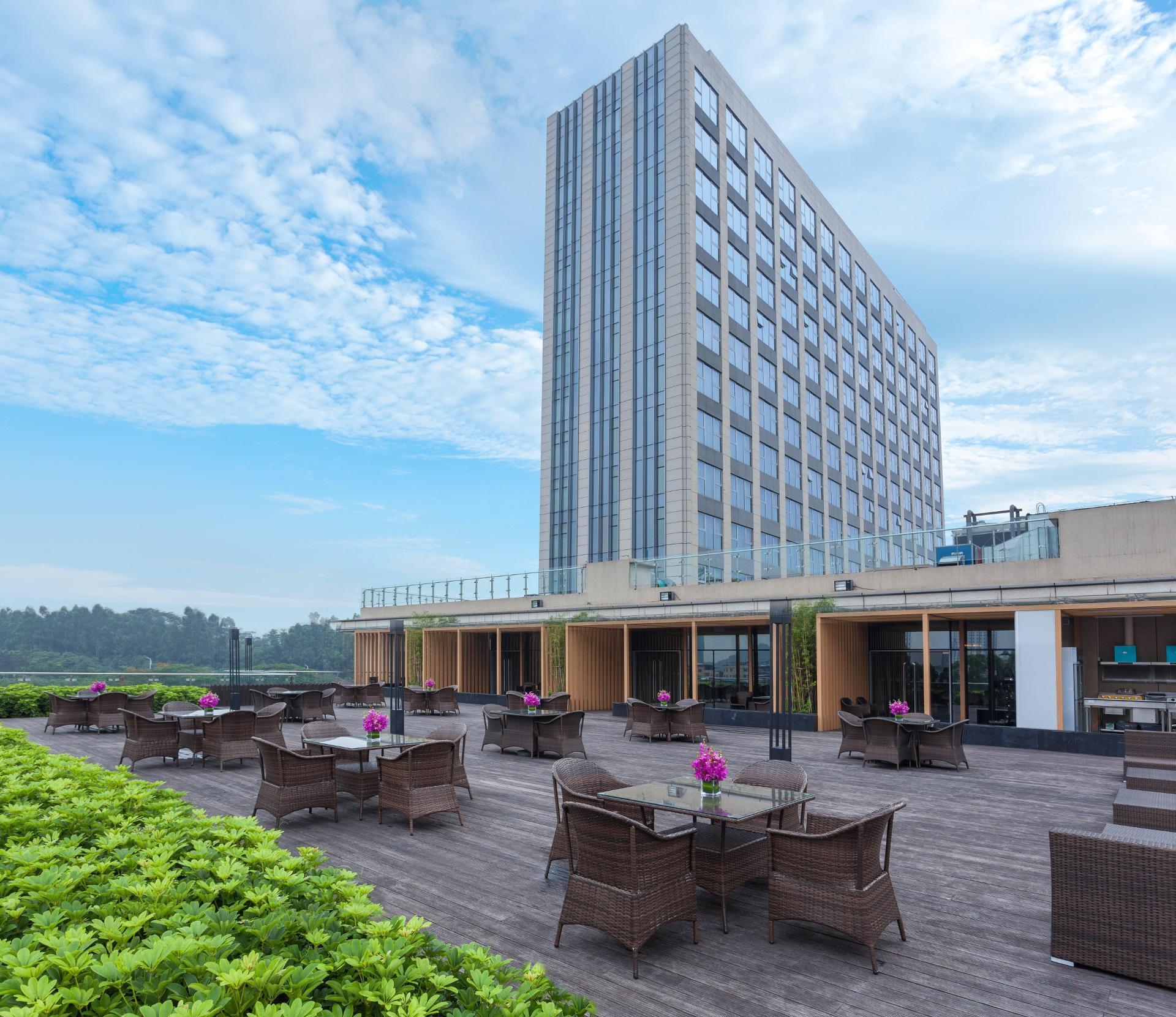 Restaurant Junluxe Hotel Guangzhou Science City-Free Shuttle Bus Service to Guangzhou Canton Fair