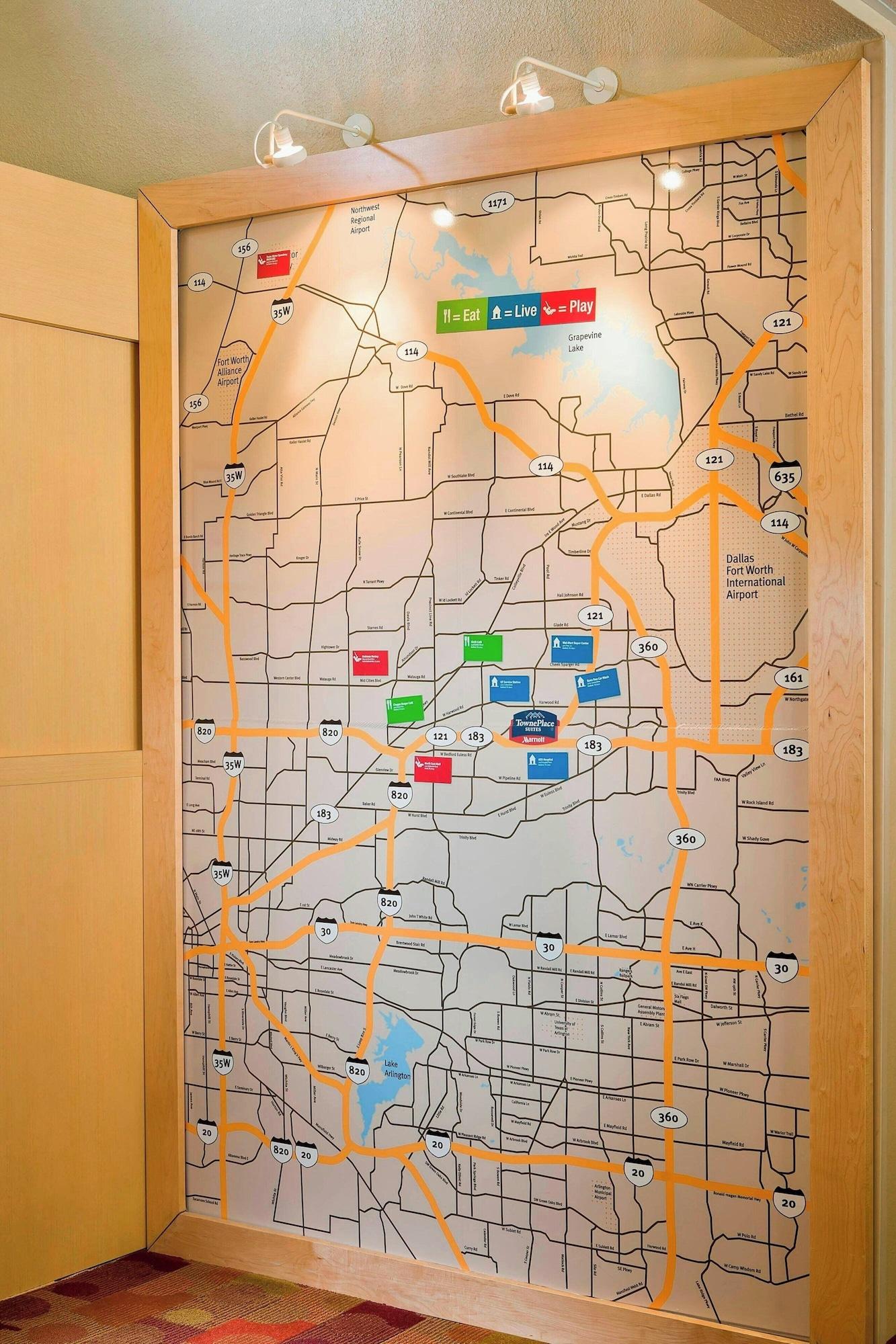 Comodidades del Alojamiento TownePlace Suites Dallas Bedford