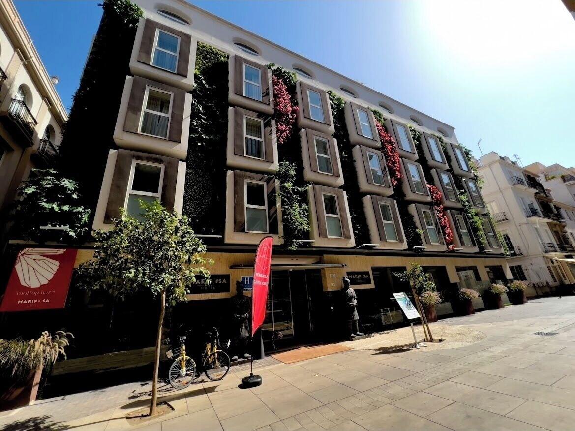 Vista Exterior Mariposa Hotel Malaga