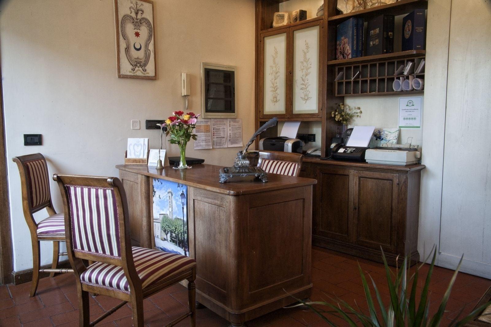 Vista Lobby B&B Le Cannelle Fiesole