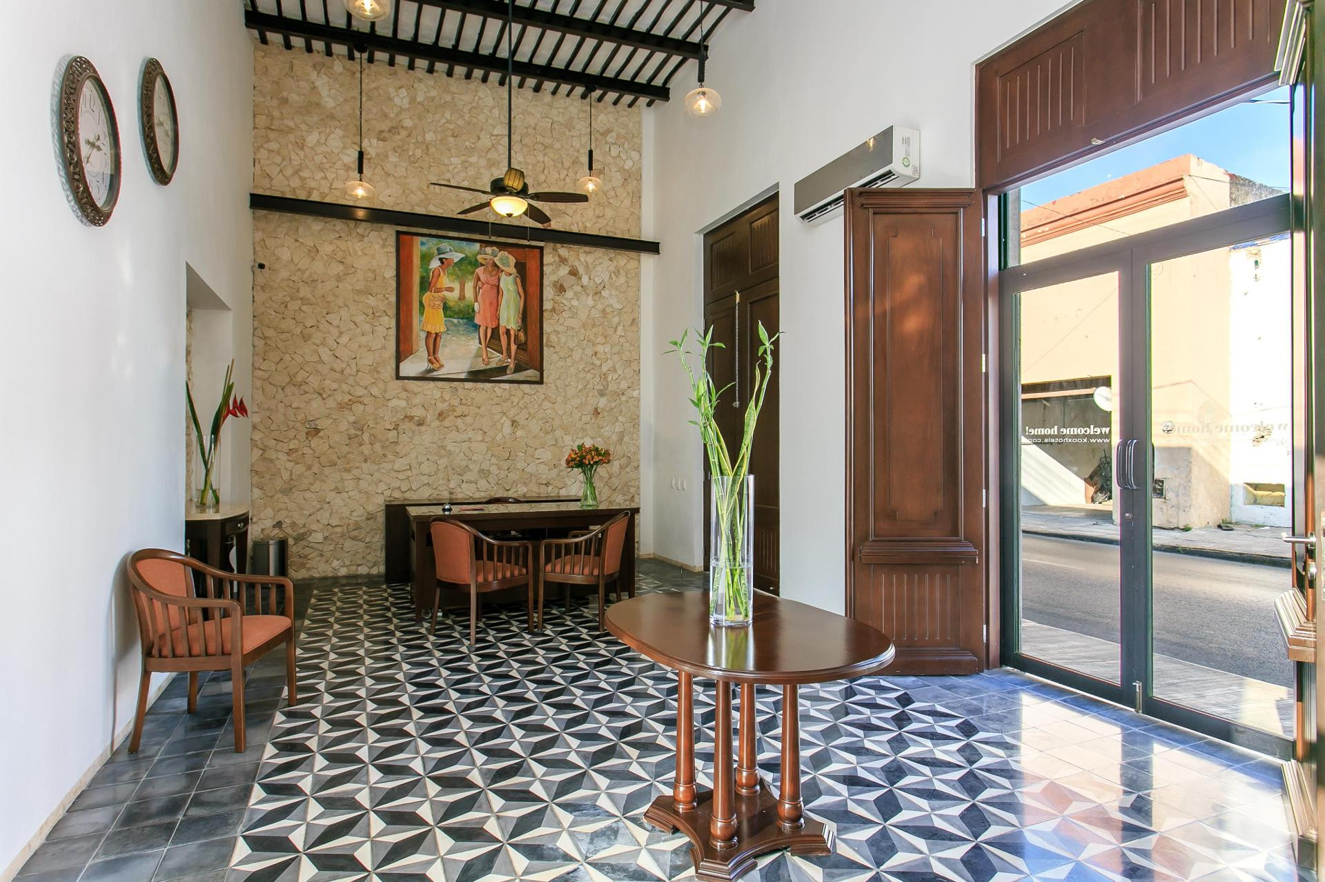 Vista Lobby Koox Casona de las 3 Marias Boutique Hotel