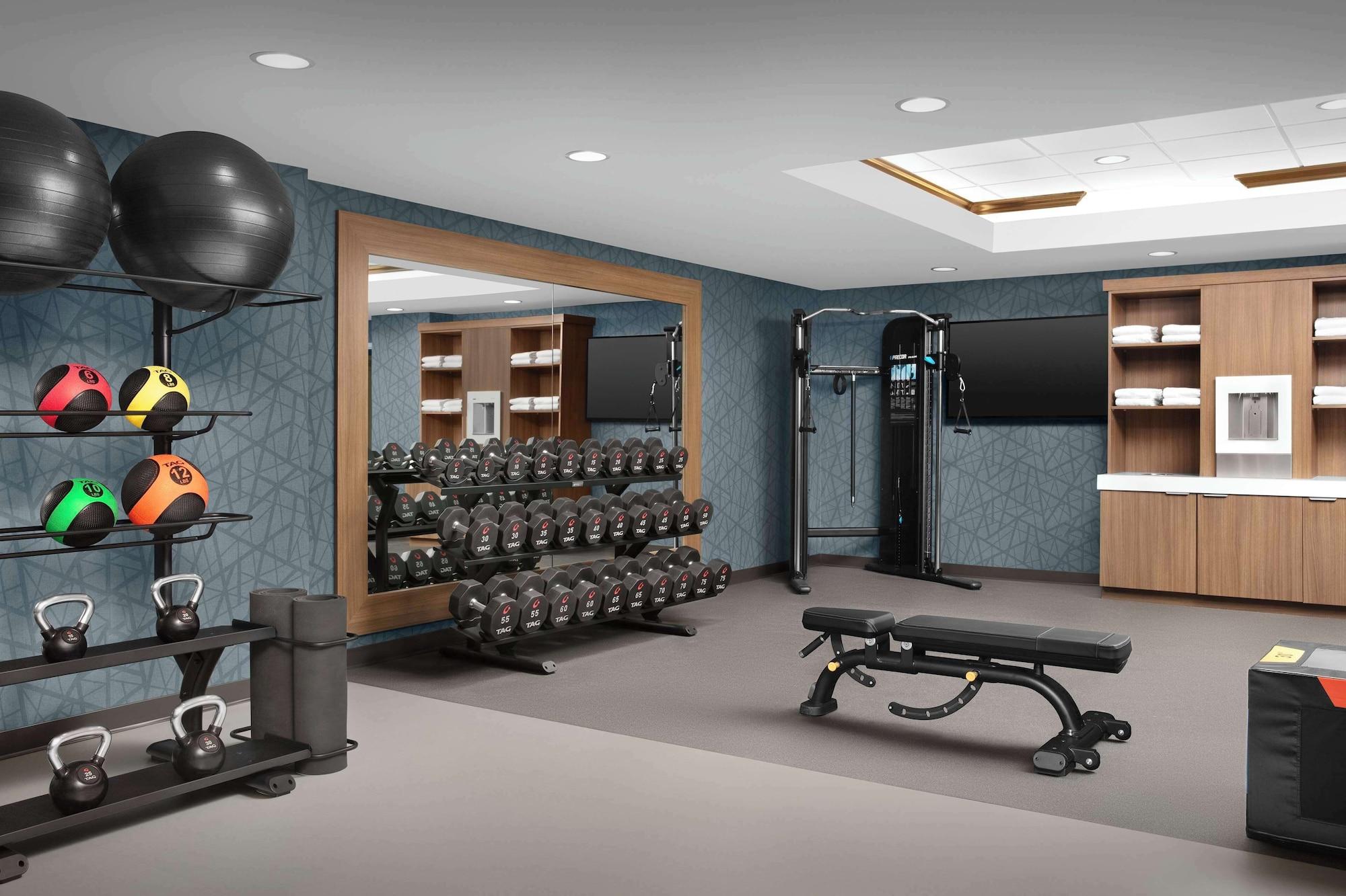 Gimnasio Homewood Suites by Hilton Dallas Downtown, TX