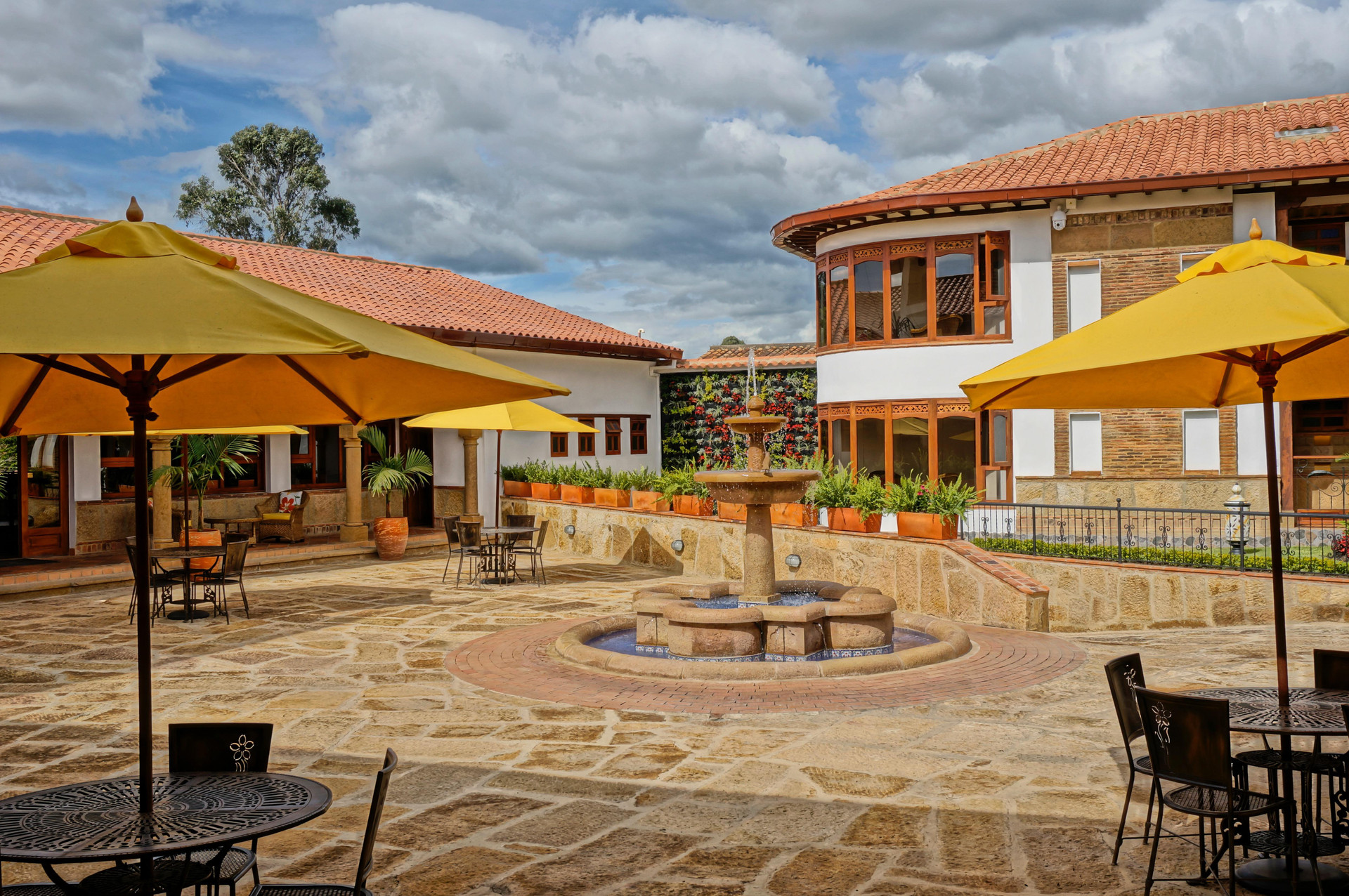 Vista Lobby Hotel Campanario de la Villa