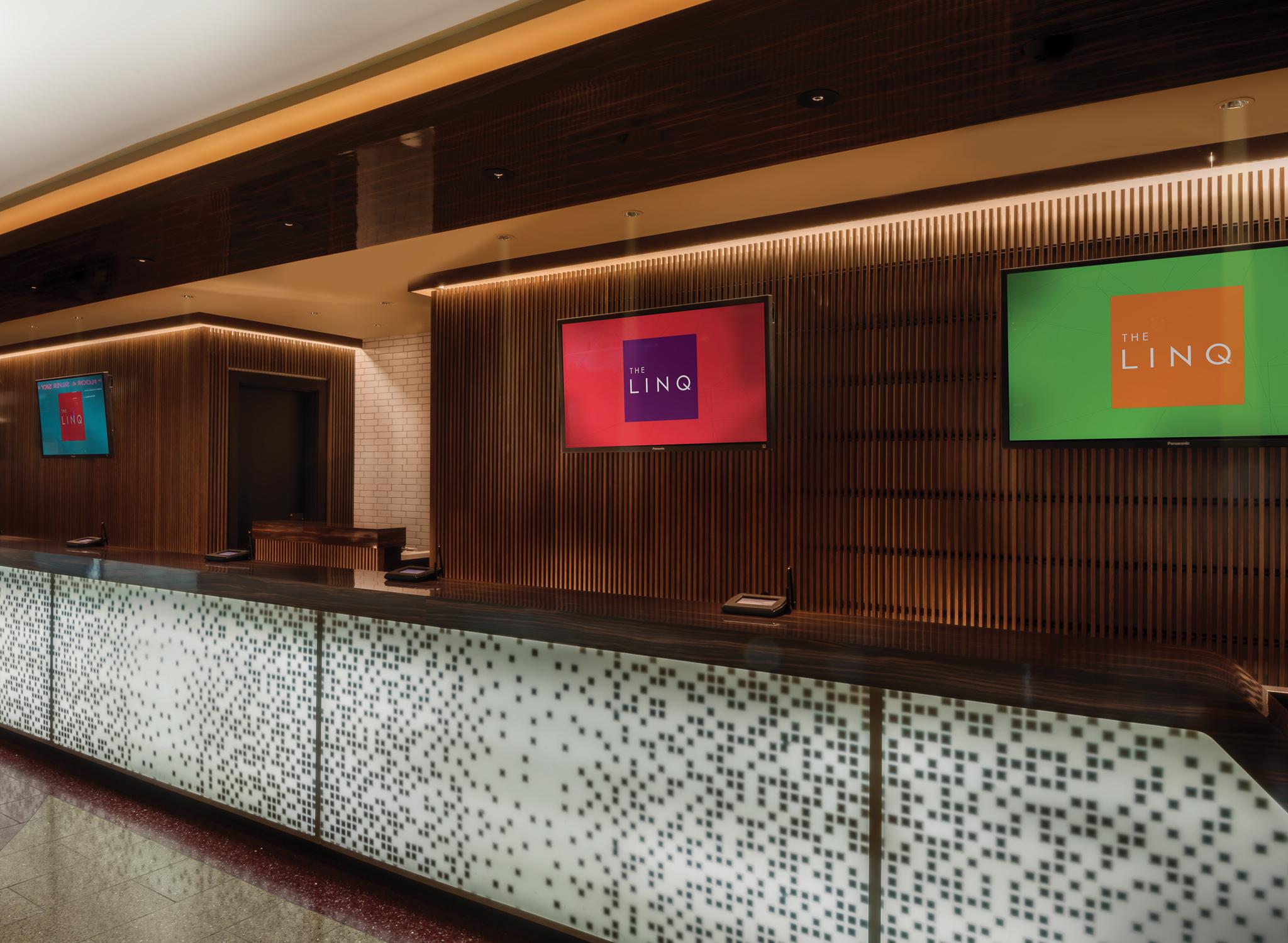 Vista do lobby The LINQ Hotel & Casino – A Caesars Rewards Destination