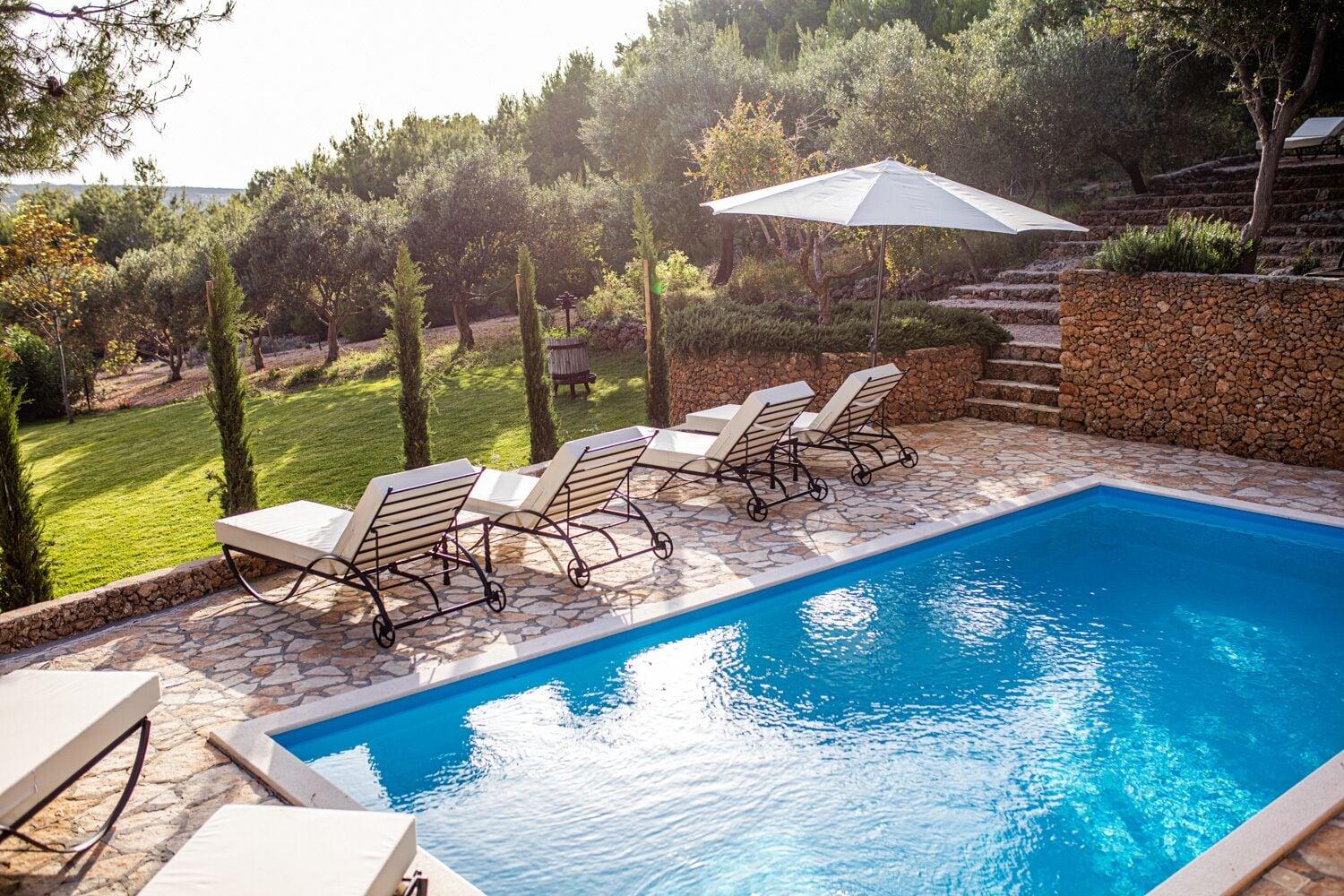 Vista Piscina Hotel Boskinac