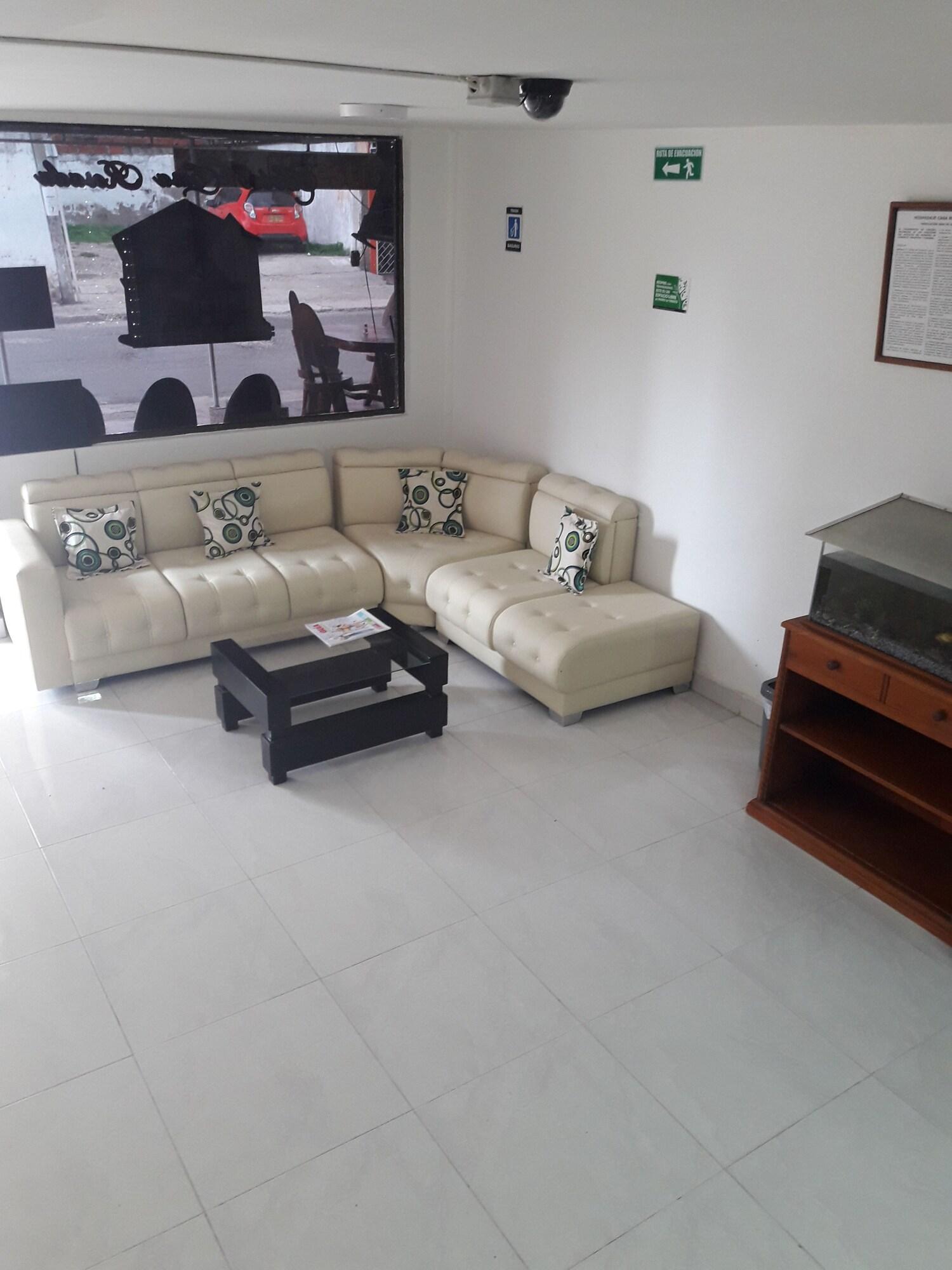 Vista Lobby Hospedaje Casa Rosada